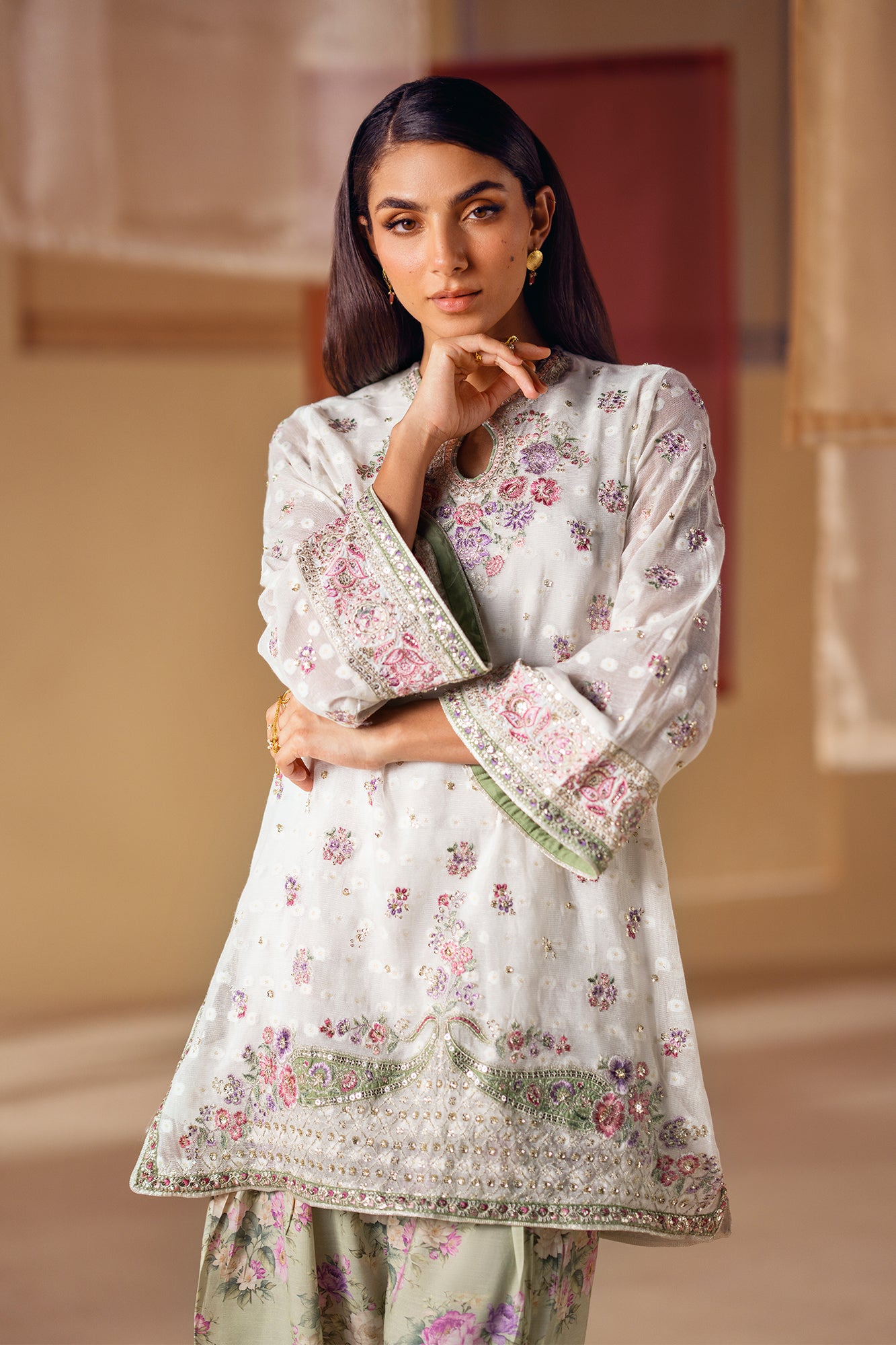 EMBROIDERED SUIT (E0830/104/005) - Image 11