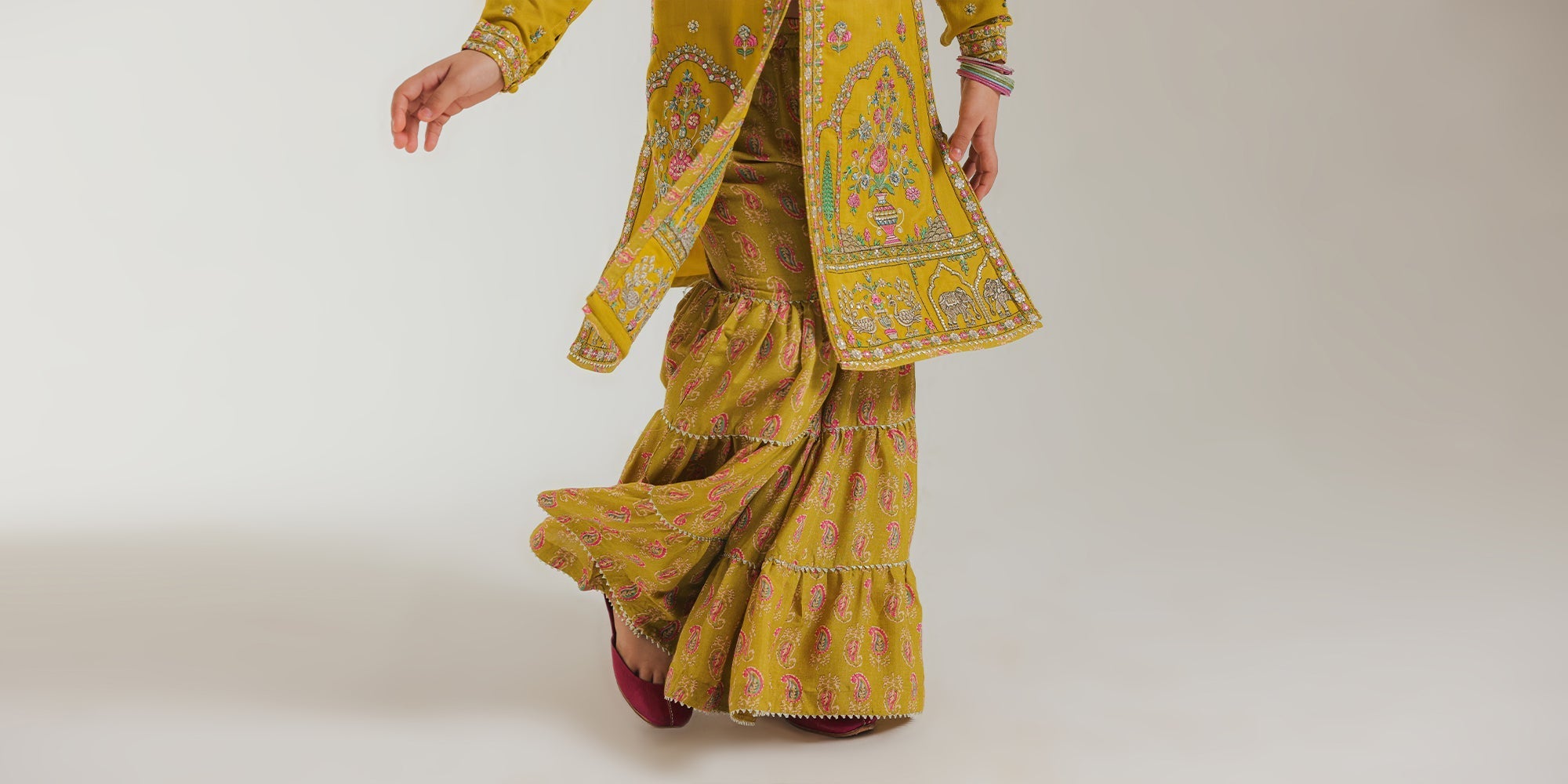 EMBROIDERED SUIT (E0210/415/103) - Image 11
