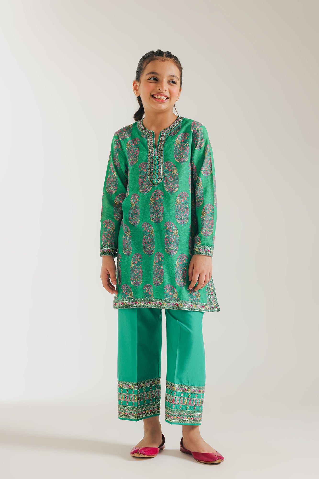 EMBROIDERED SUIT (E0658/404/708) - Image 4