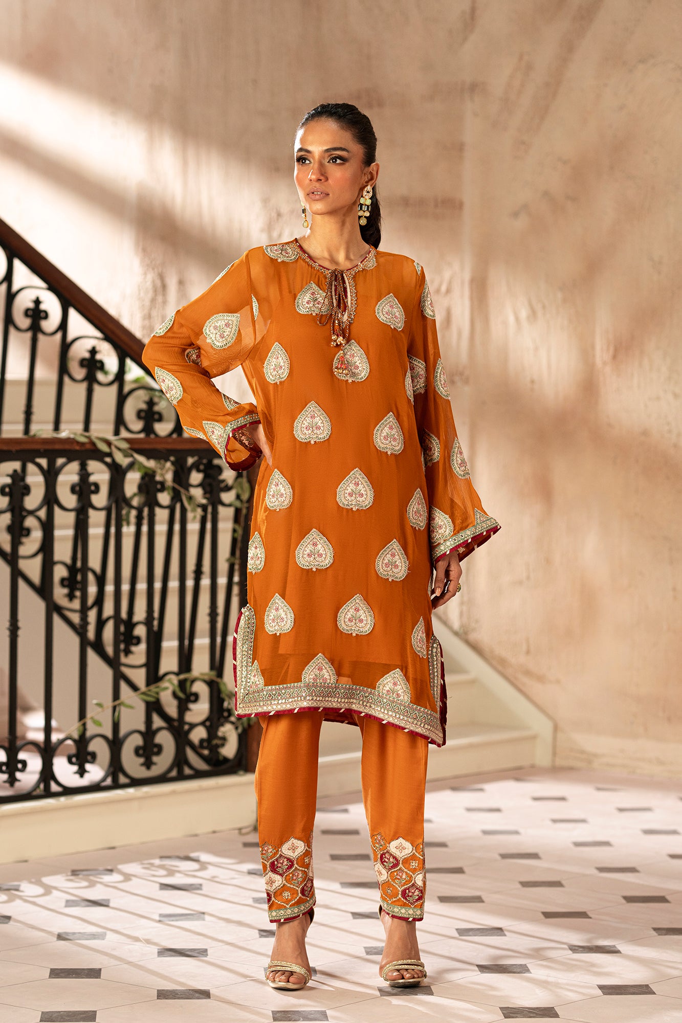EMBROIDERED SUIT (E0759/104/212) - Image 2