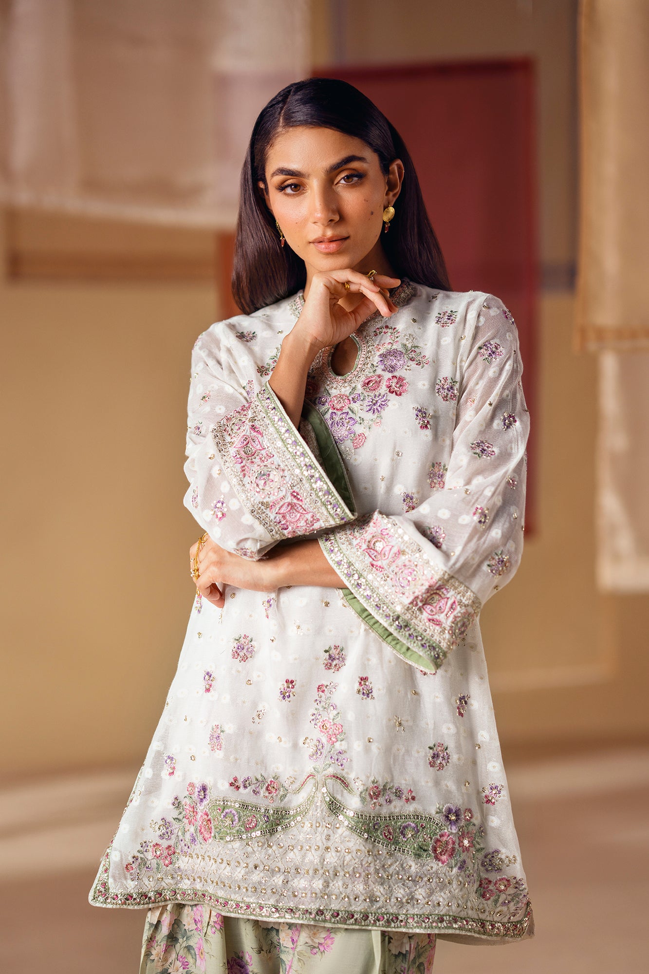 EMBROIDERED SUIT (E0830/104/005) - Image 10