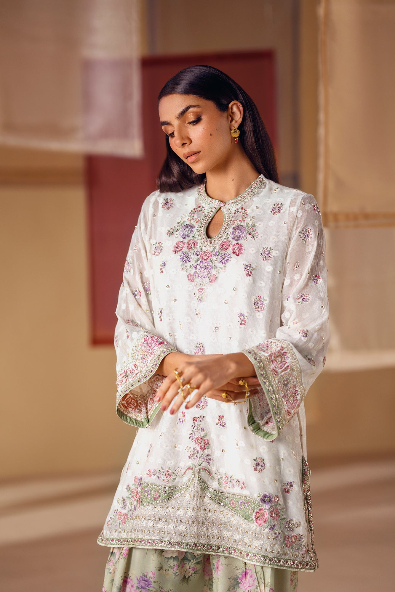 EMBROIDERED SUIT (E0830/104/005) - Image 6