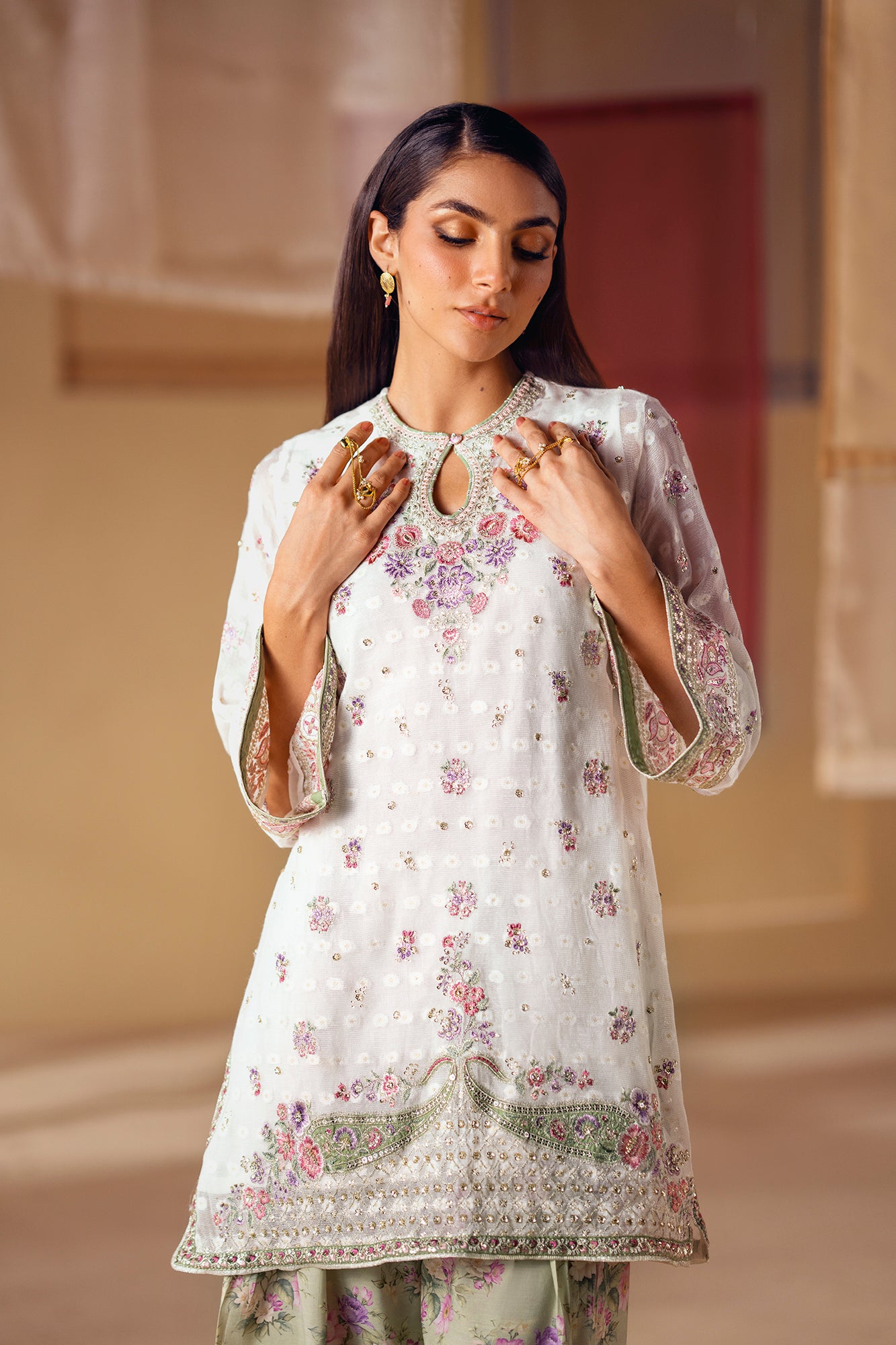 EMBROIDERED SUIT (E0830/104/005) - Image 9