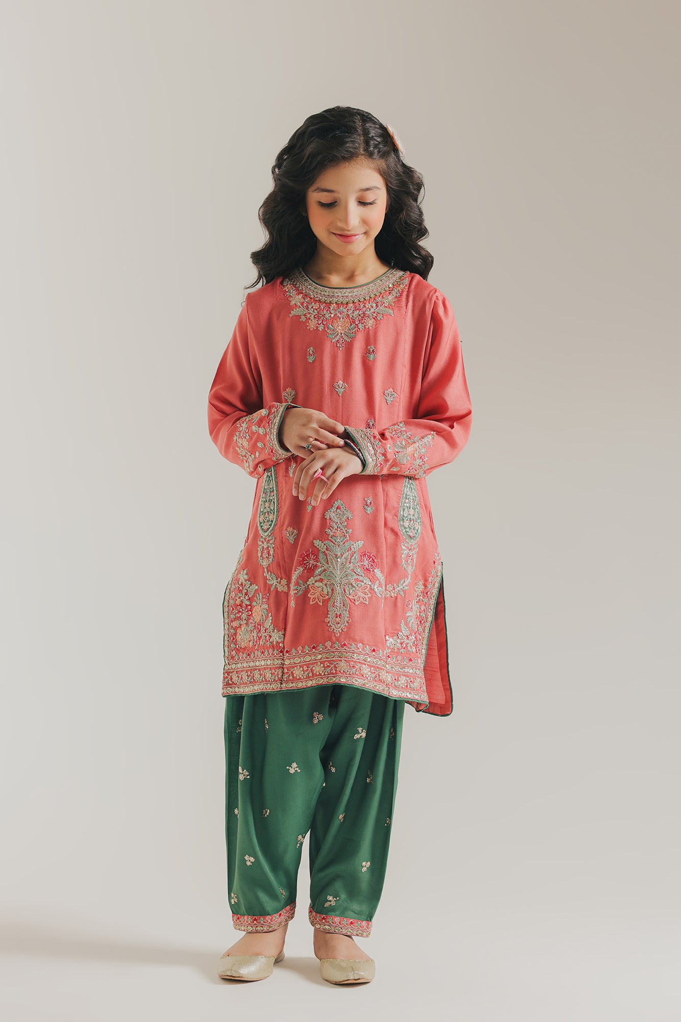EMBROIDERED SUIT (E0838/404/313) - Image 2