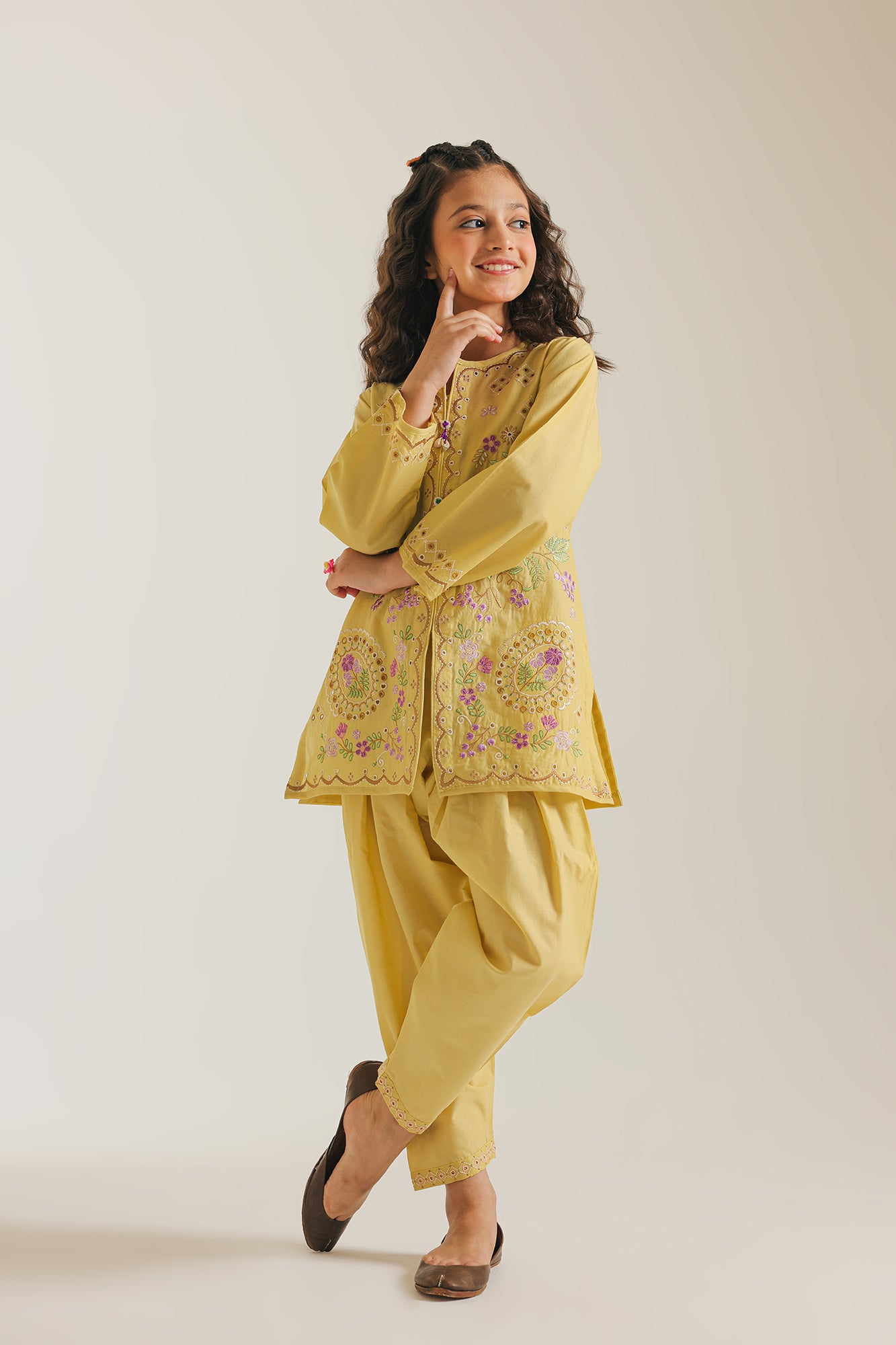EMBROIDERED SUIT (E1042/402/110) - Image 2