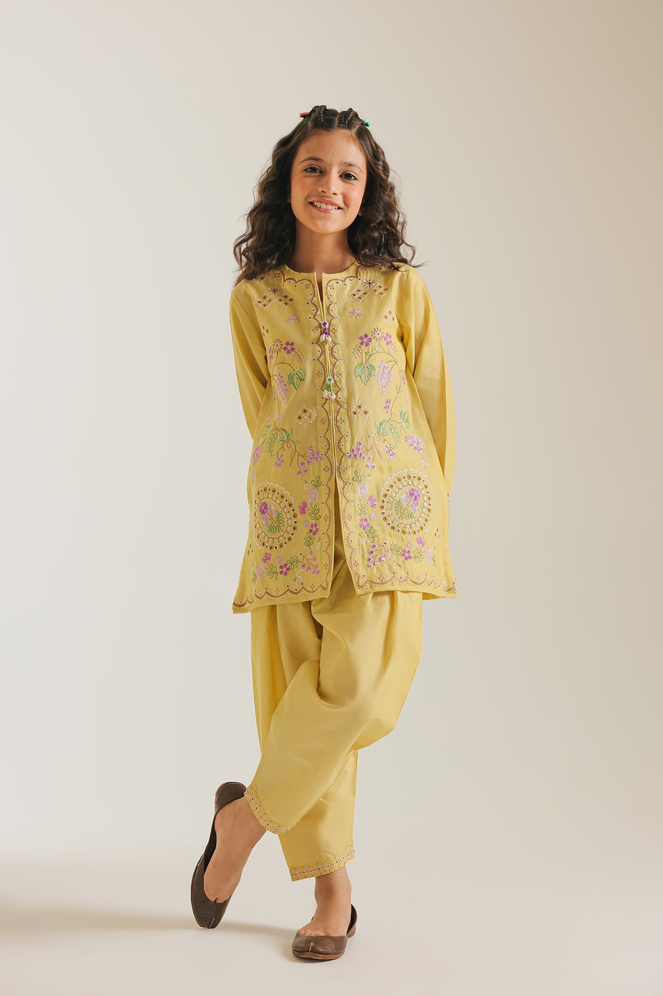 EMBROIDERED SUIT (E1042/402/110) - Image 3