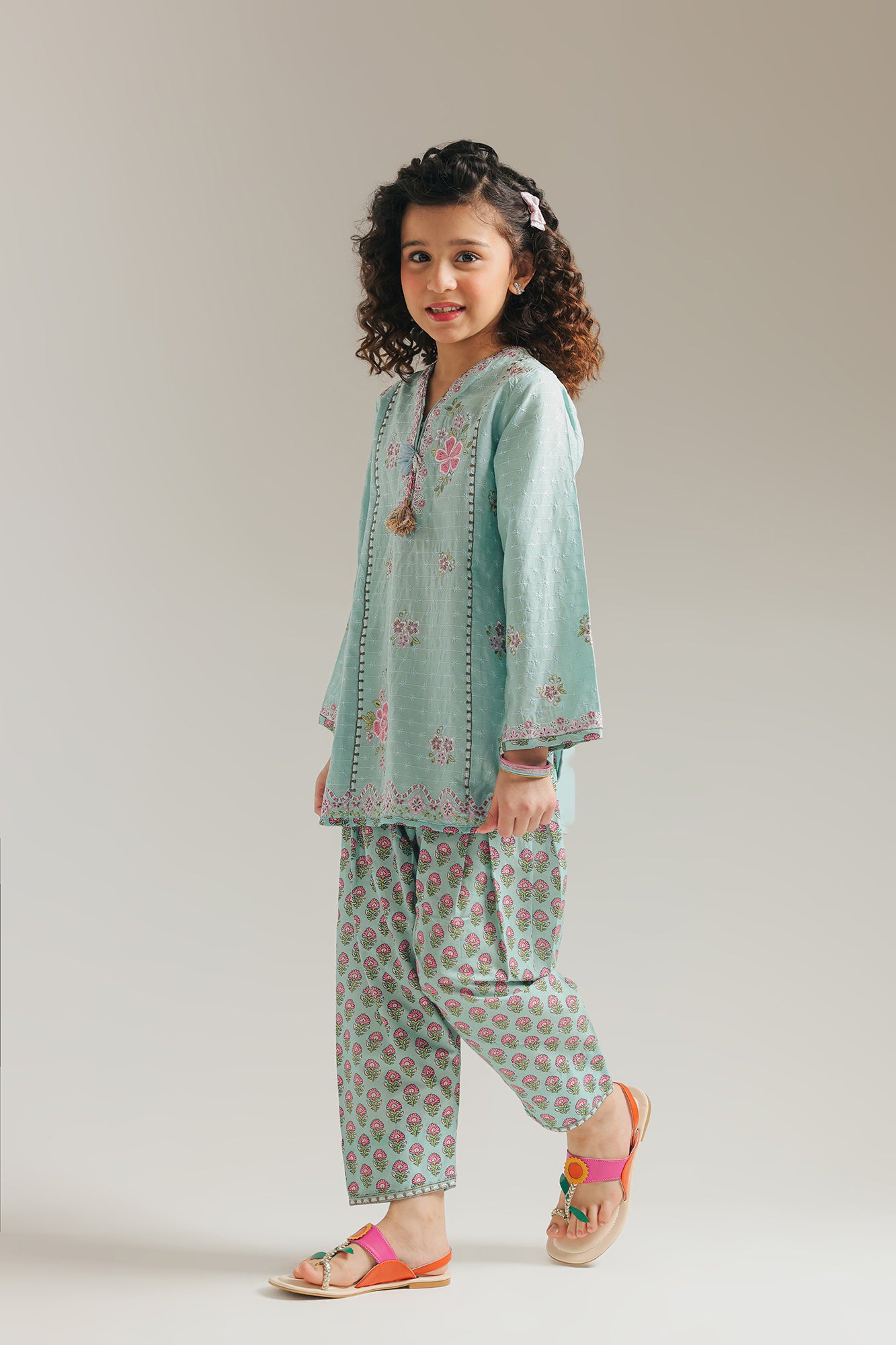 EMBROIDERED SUIT (E1055/402/719) - Image 3