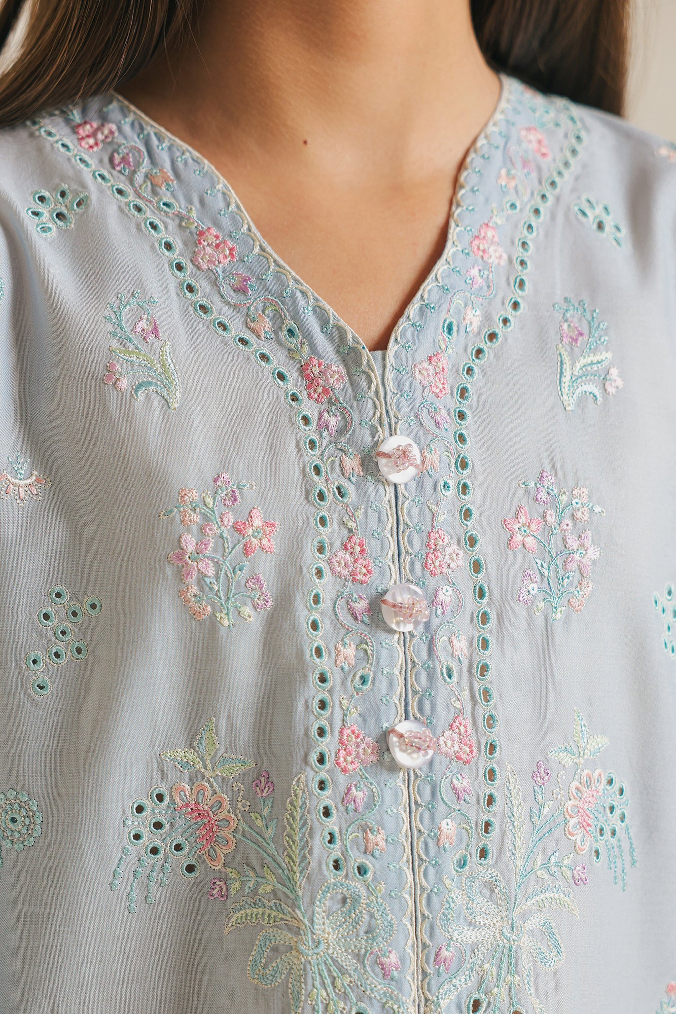 EMBROIDERED SUIT (E1214/402/720) - Image 5