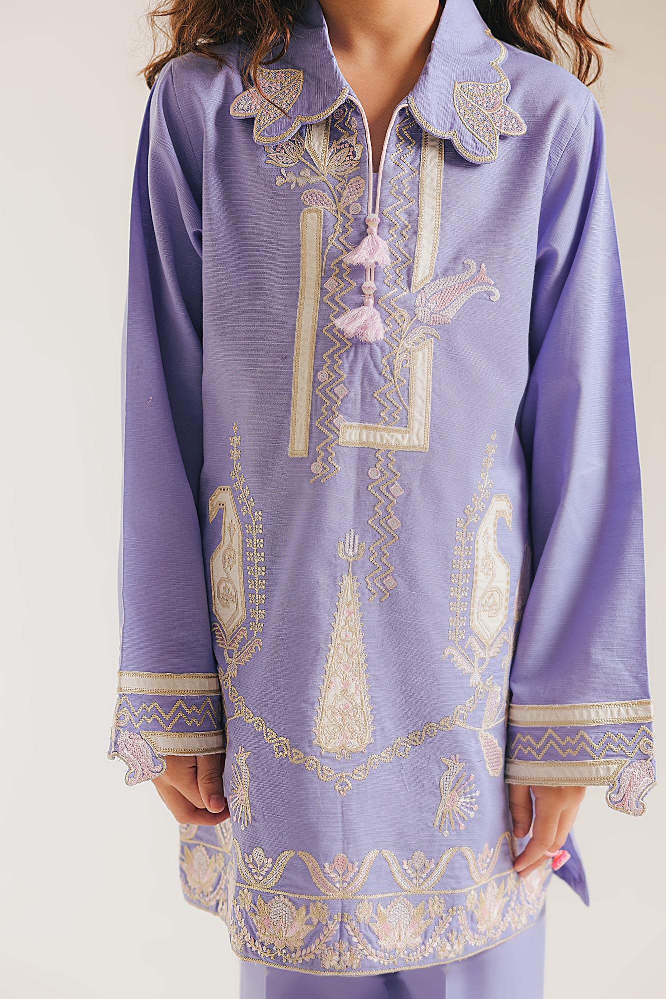 EMBROIDERED SUIT (E1346/402/625) - Image 4