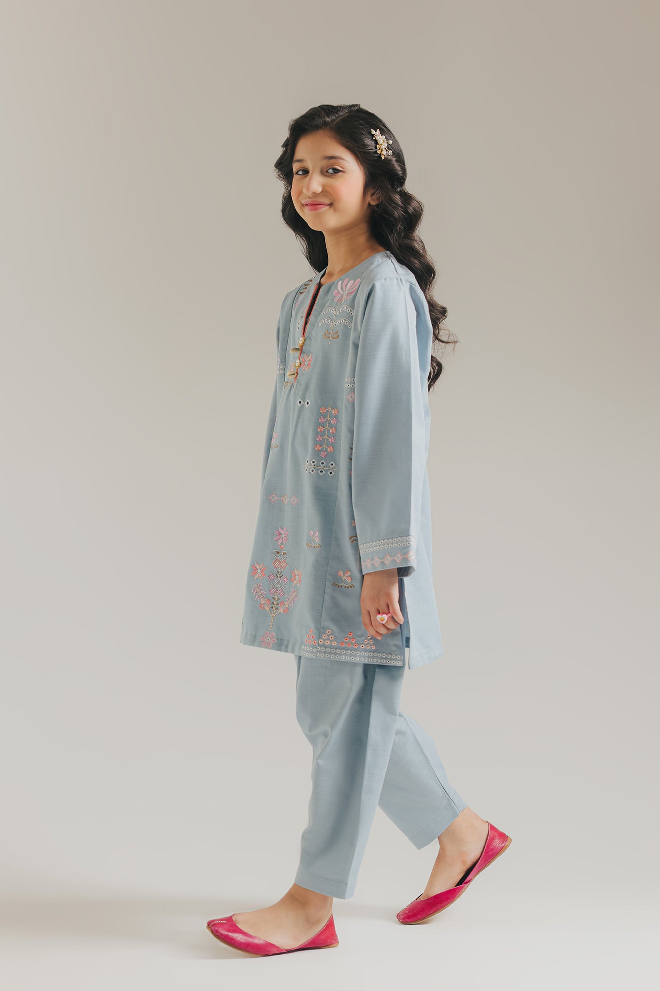 EMBROIDERED SUIT (E1371/402/613) - Image 2