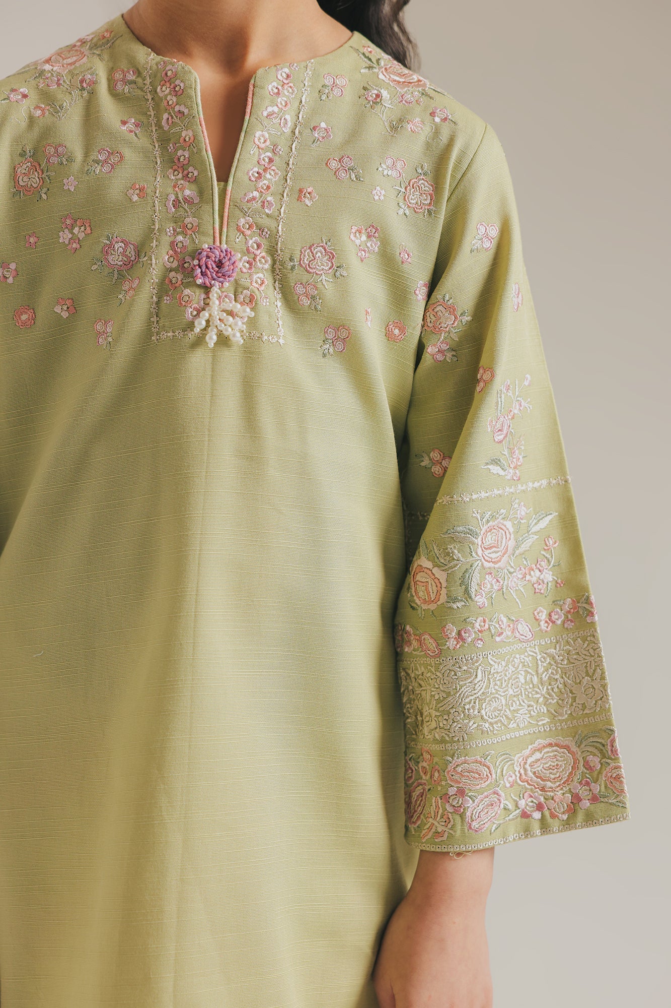 EMBROIDERED SUIT (E1376/402/127) - Image 6