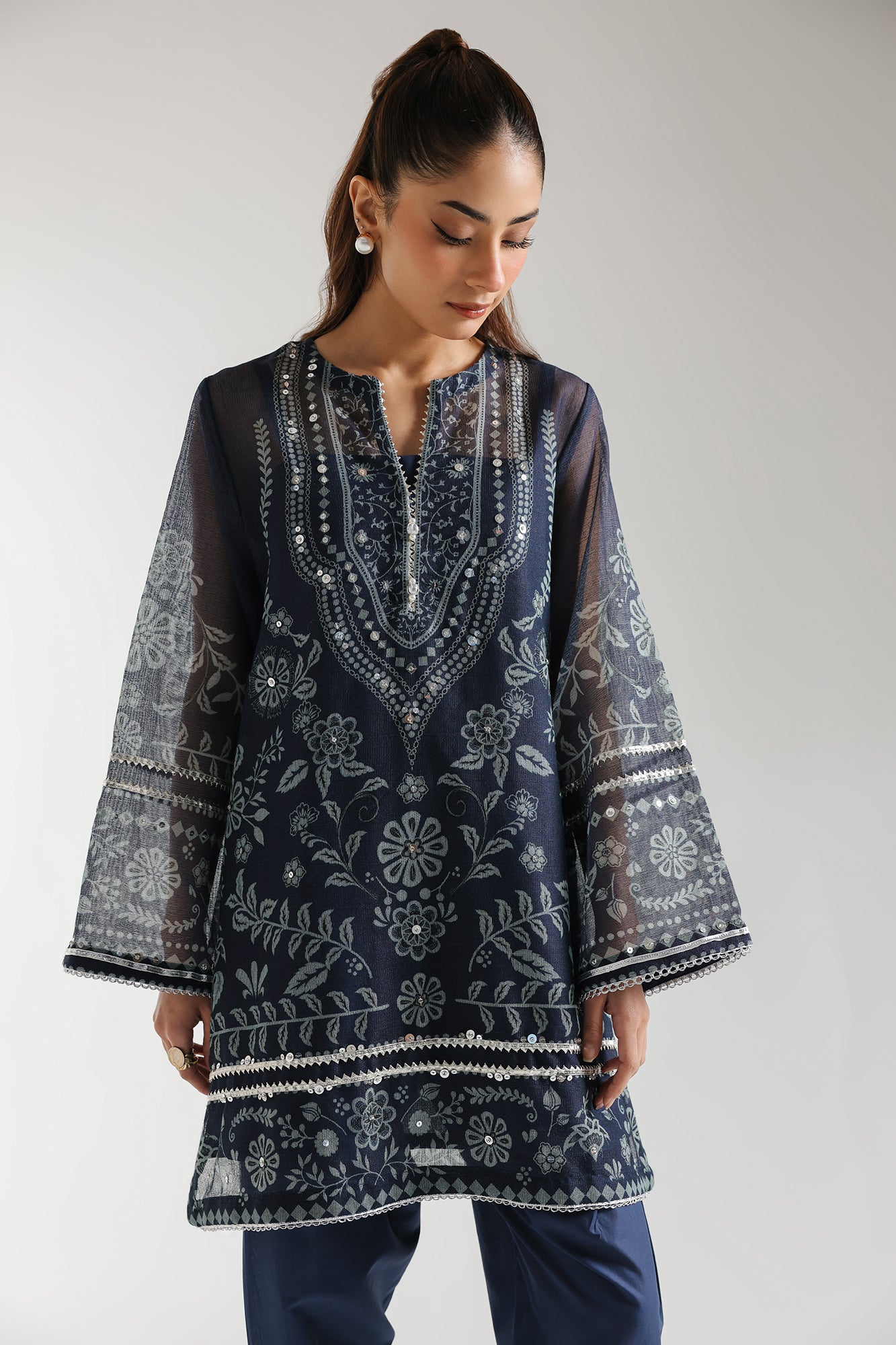 EMBROIDERED SUIT (E3077/103/618) - Image 4