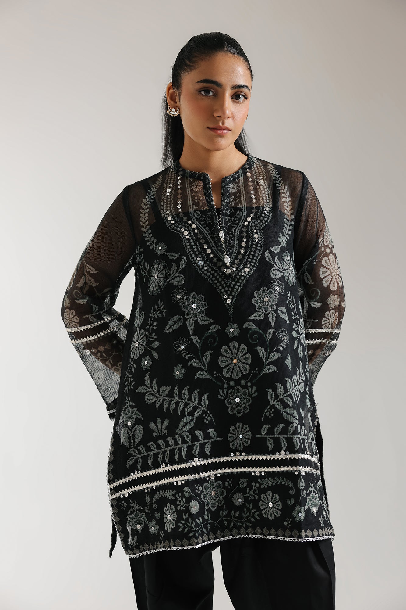 EMBROIDERED SUIT (E3077/103/901) - Image 4