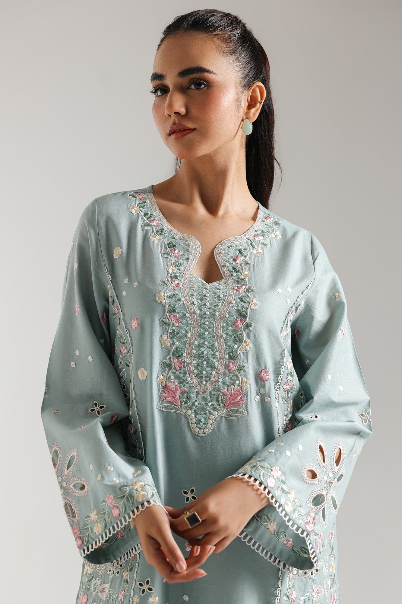 EMBROIDERED SUIT (E3104/103/718) - Image 5