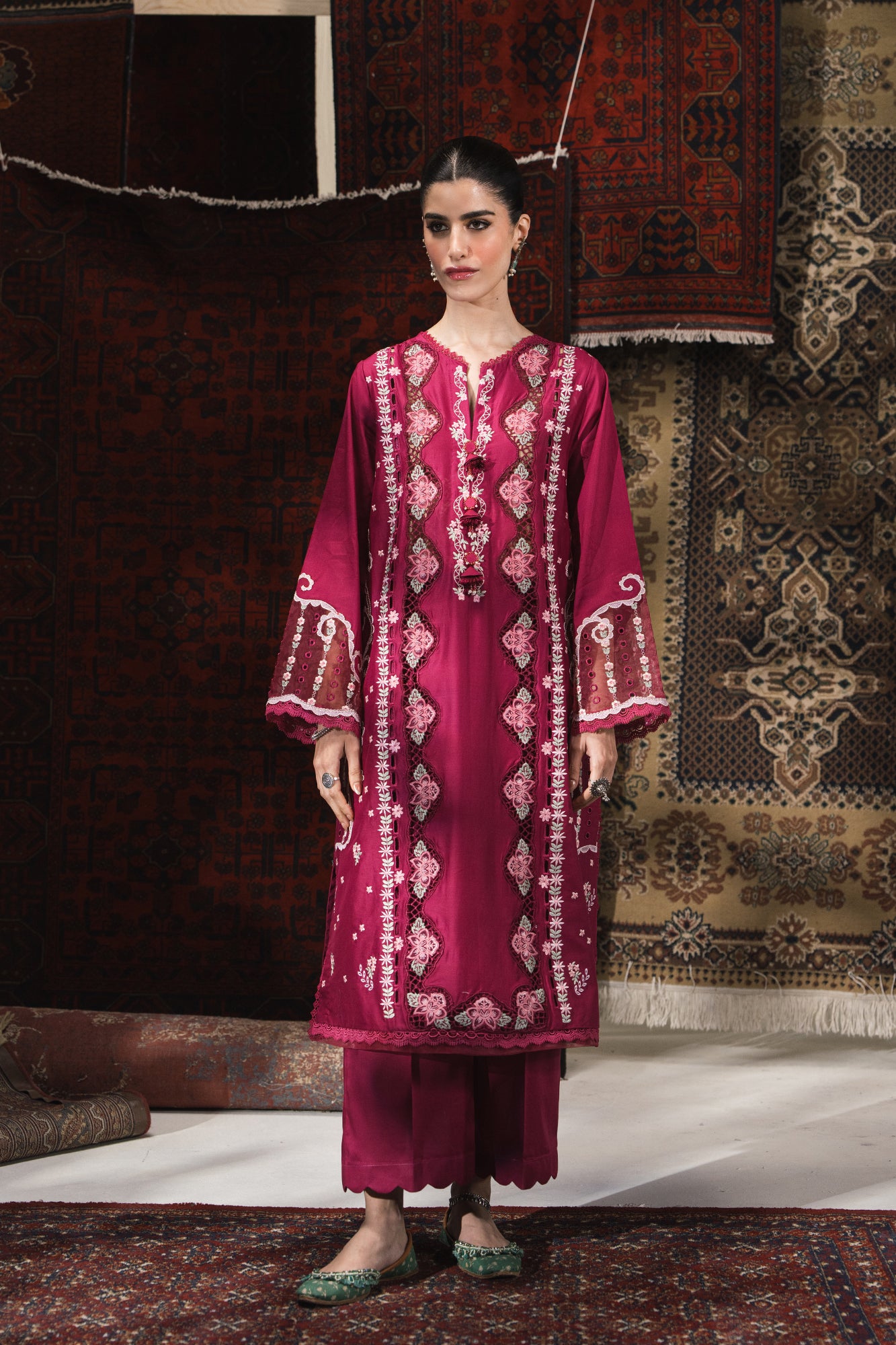 EMBROIDERED SUIT (E3118/103/521) - Image 2
