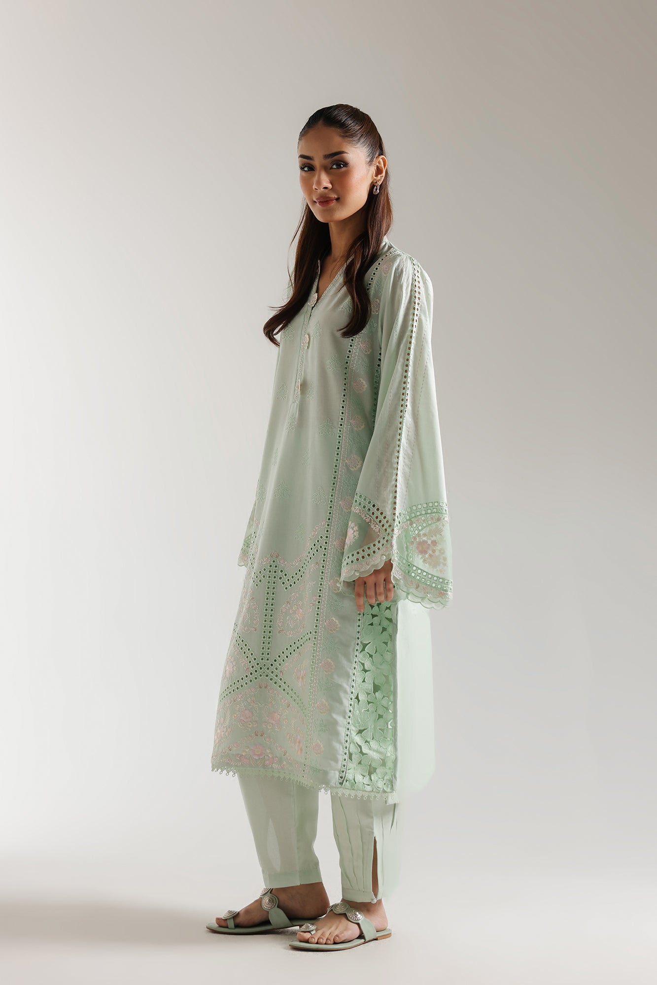 EMBROIDERED SUIT (E3124/103/130) - Image 2