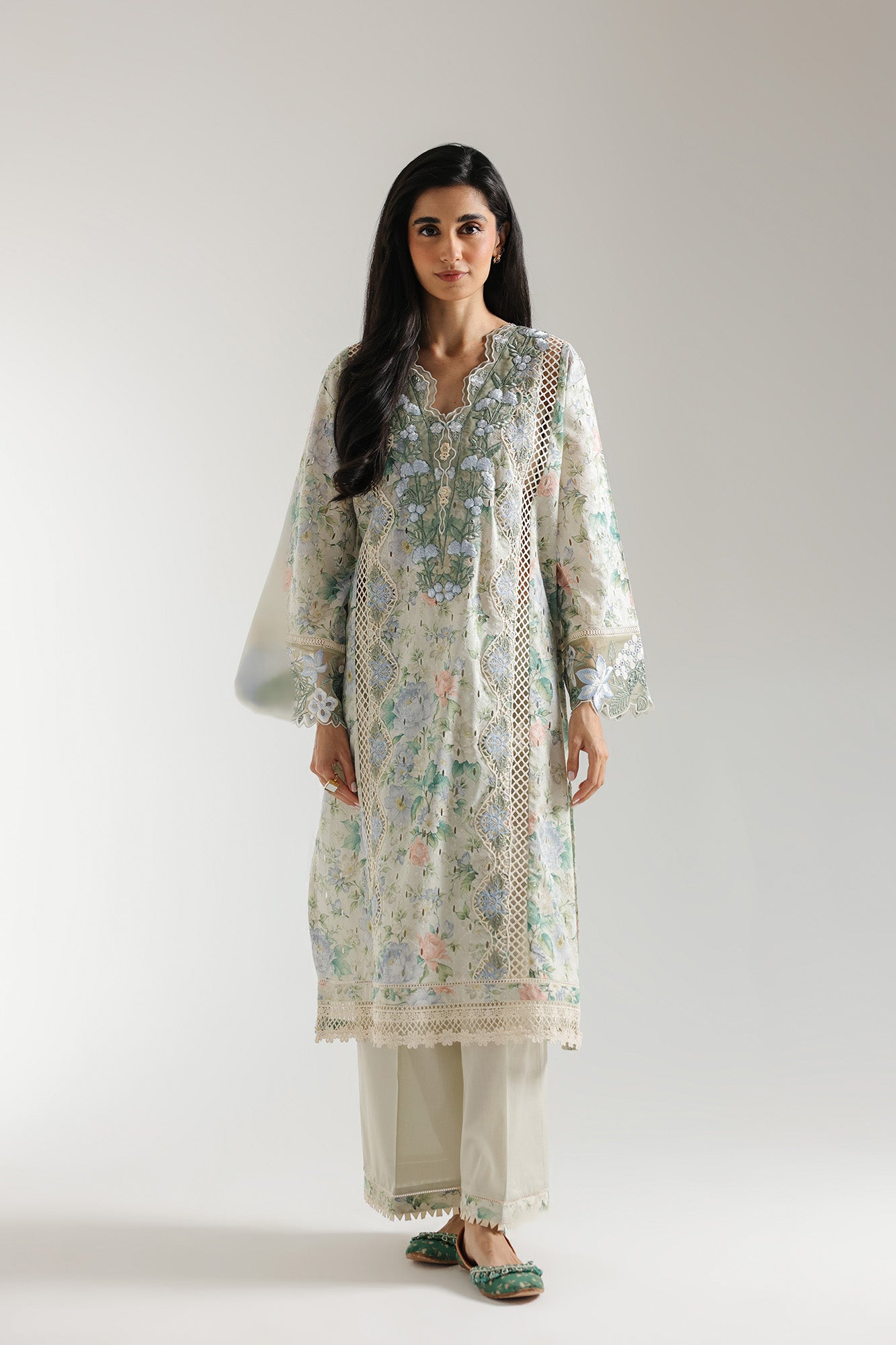 EMBROIDERED SUIT (E3175/103/130) - Image 2