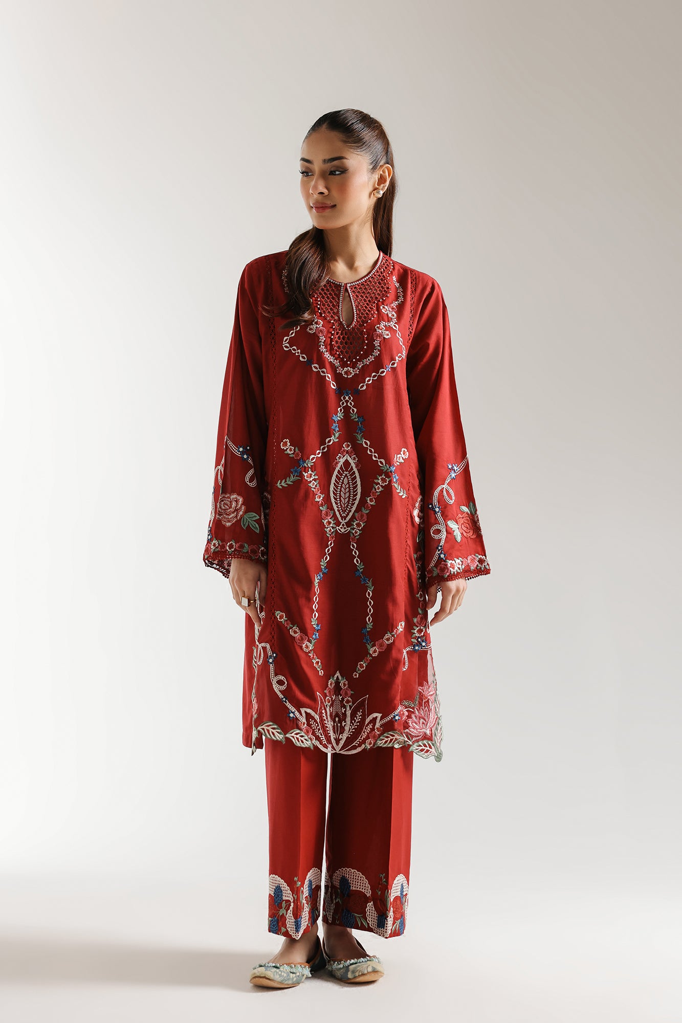 EMBROIDERED SUIT (E3180/103/304) - Image 2