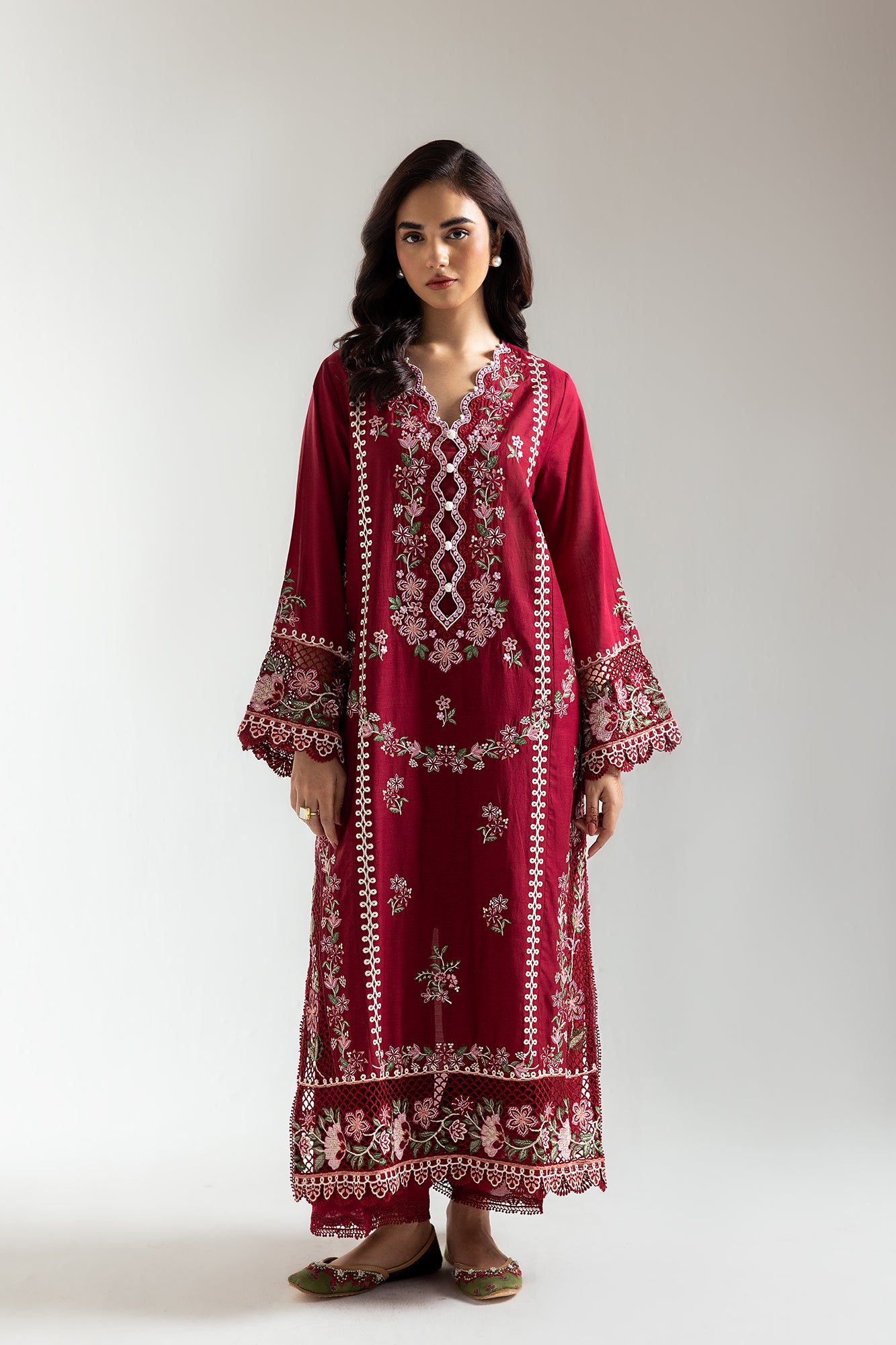 EMBROIDERED SUIT (E3182/103/304) - Image 2