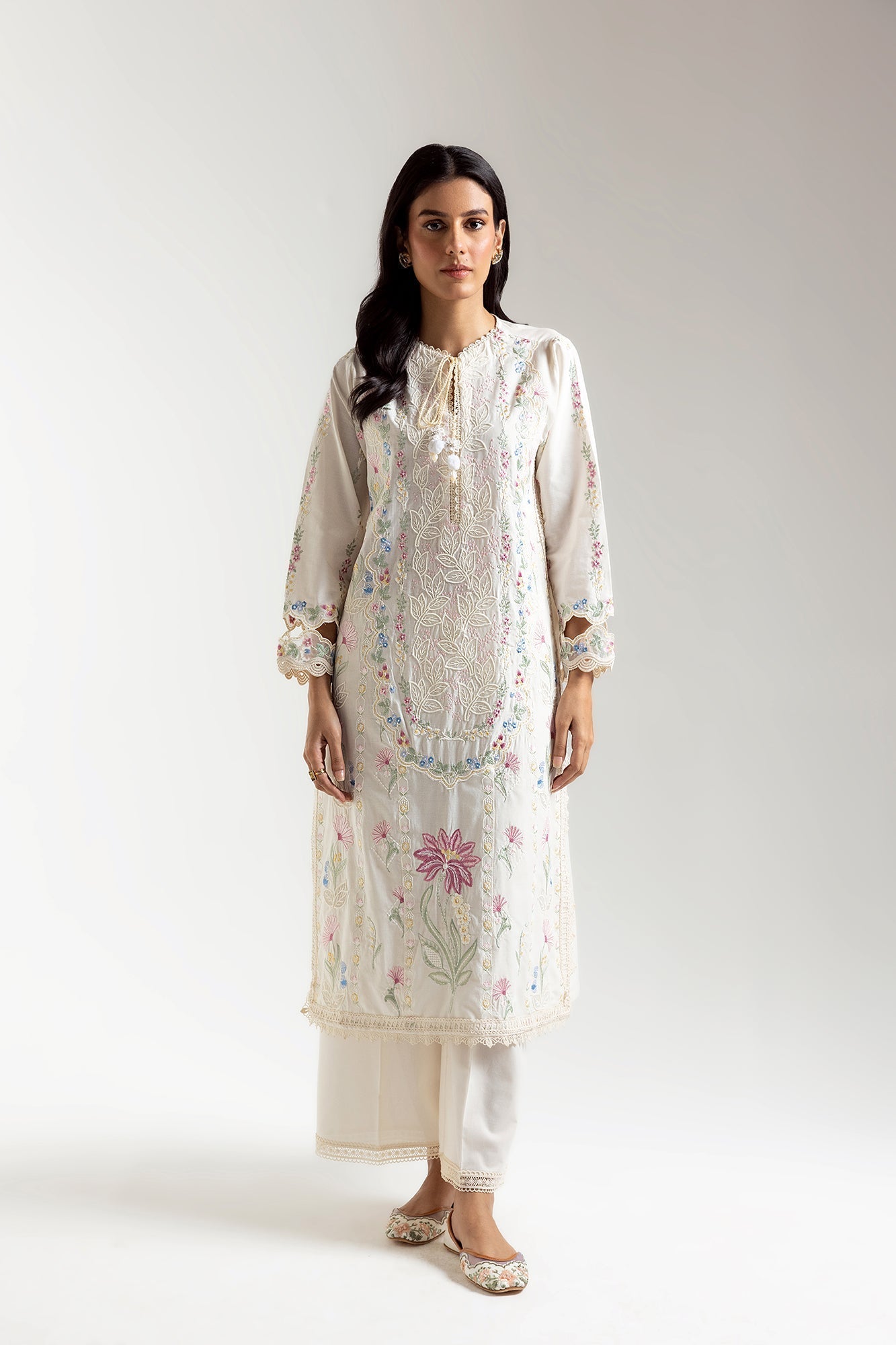 EMBROIDERED SUIT (E3184/103/005) - Image 2
