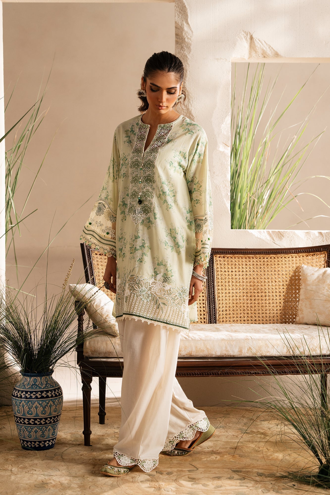 EMBROIDERED SUIT (E3369/103/130) - Image 3