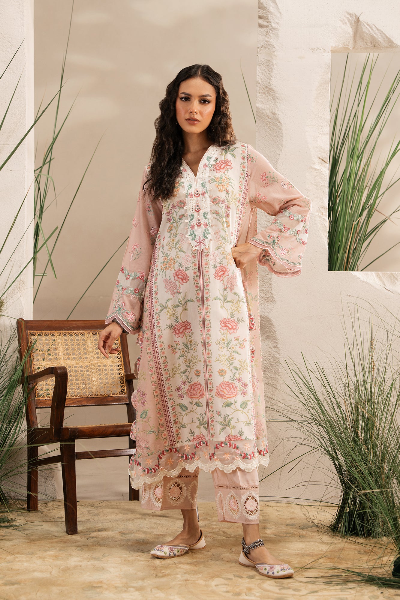 EMBROIDERED SUIT (E3399/103/115) - Image 2