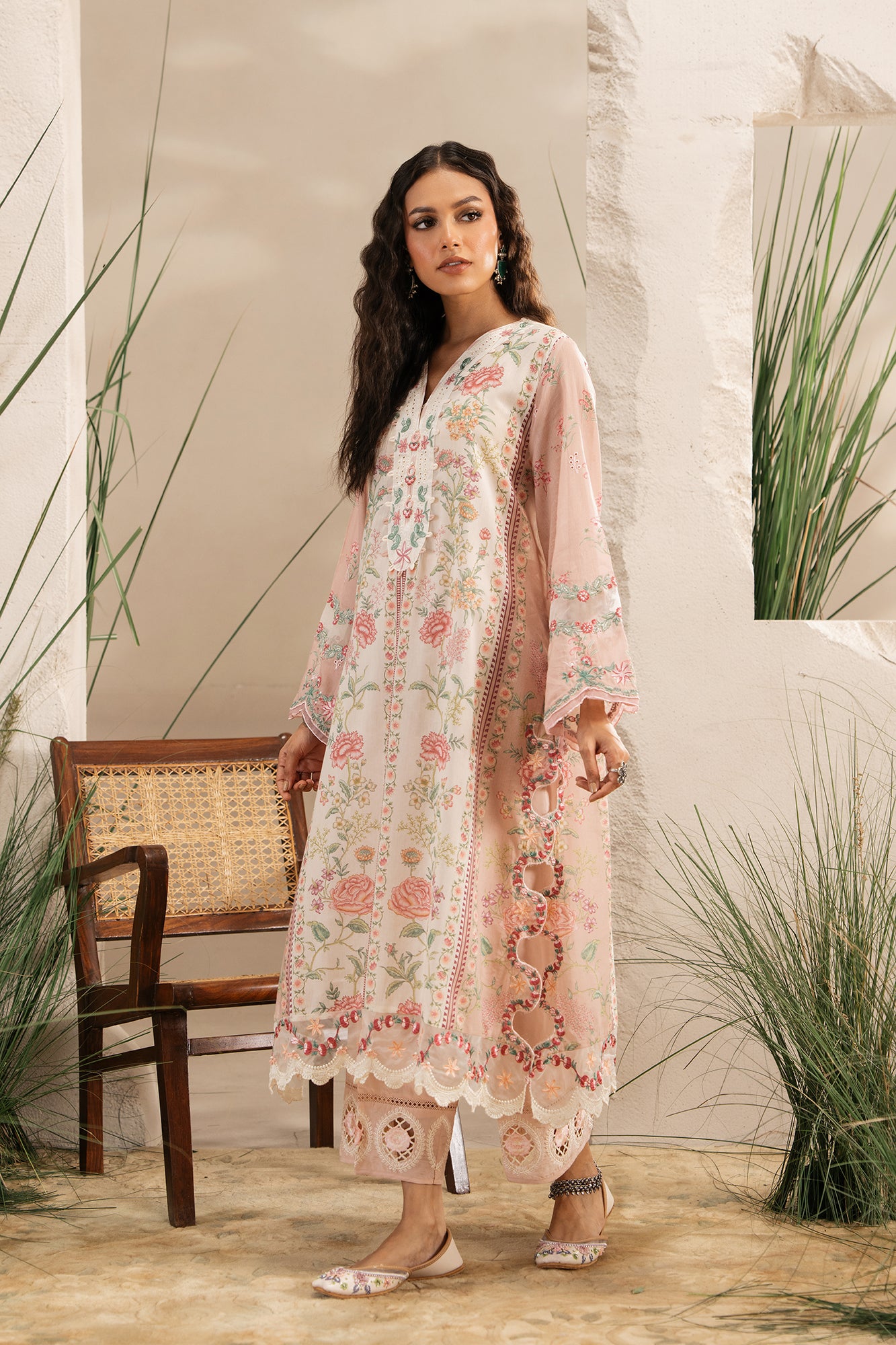 EMBROIDERED SUIT (E3399/103/115) - Image 3