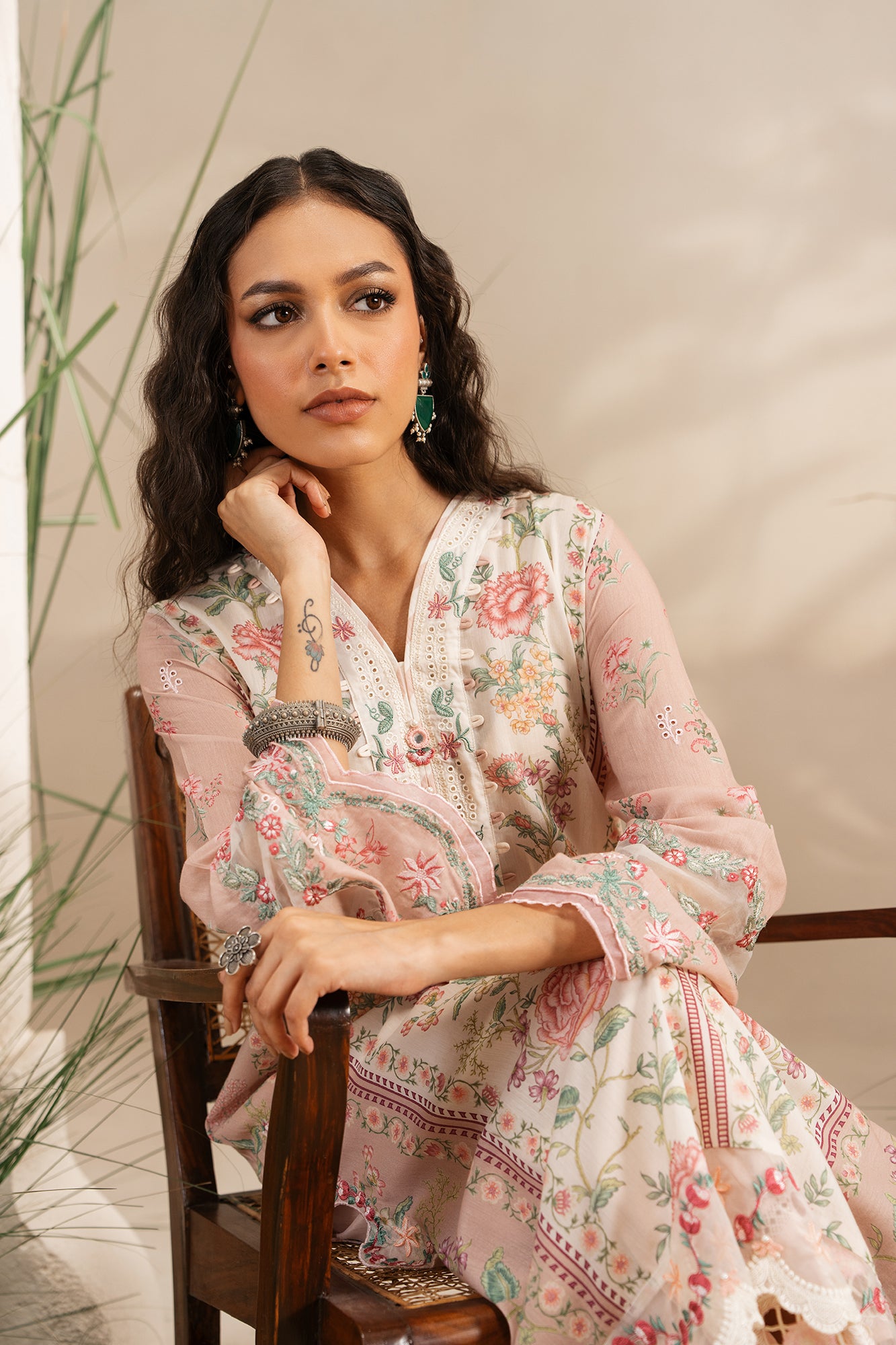EMBROIDERED SUIT (E3399/103/115) - Image 7