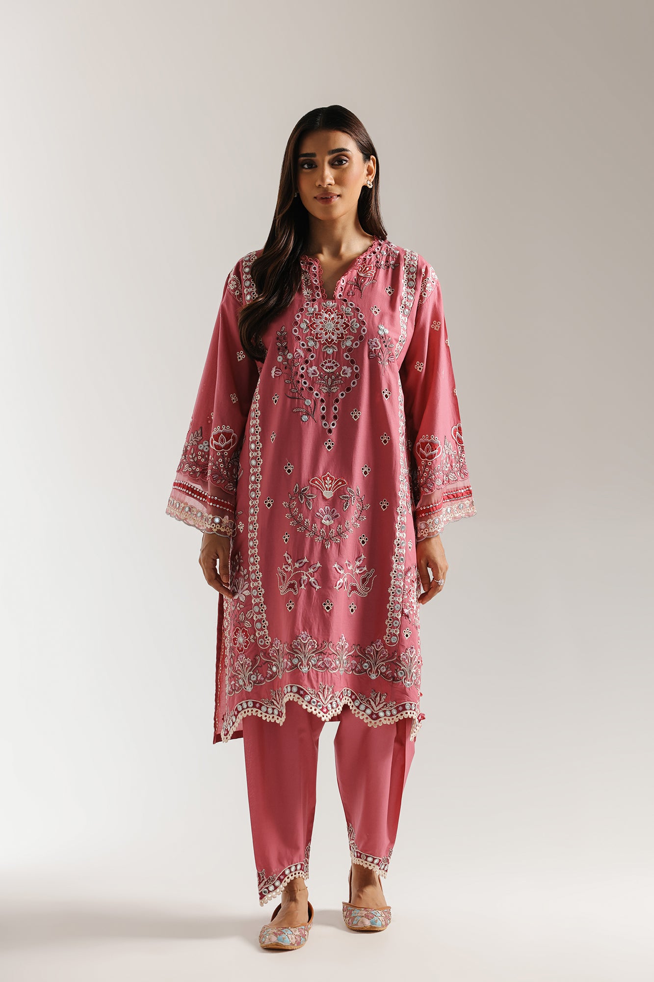 EMBROIDERED SUIT (E3444/103/526) - Image 2