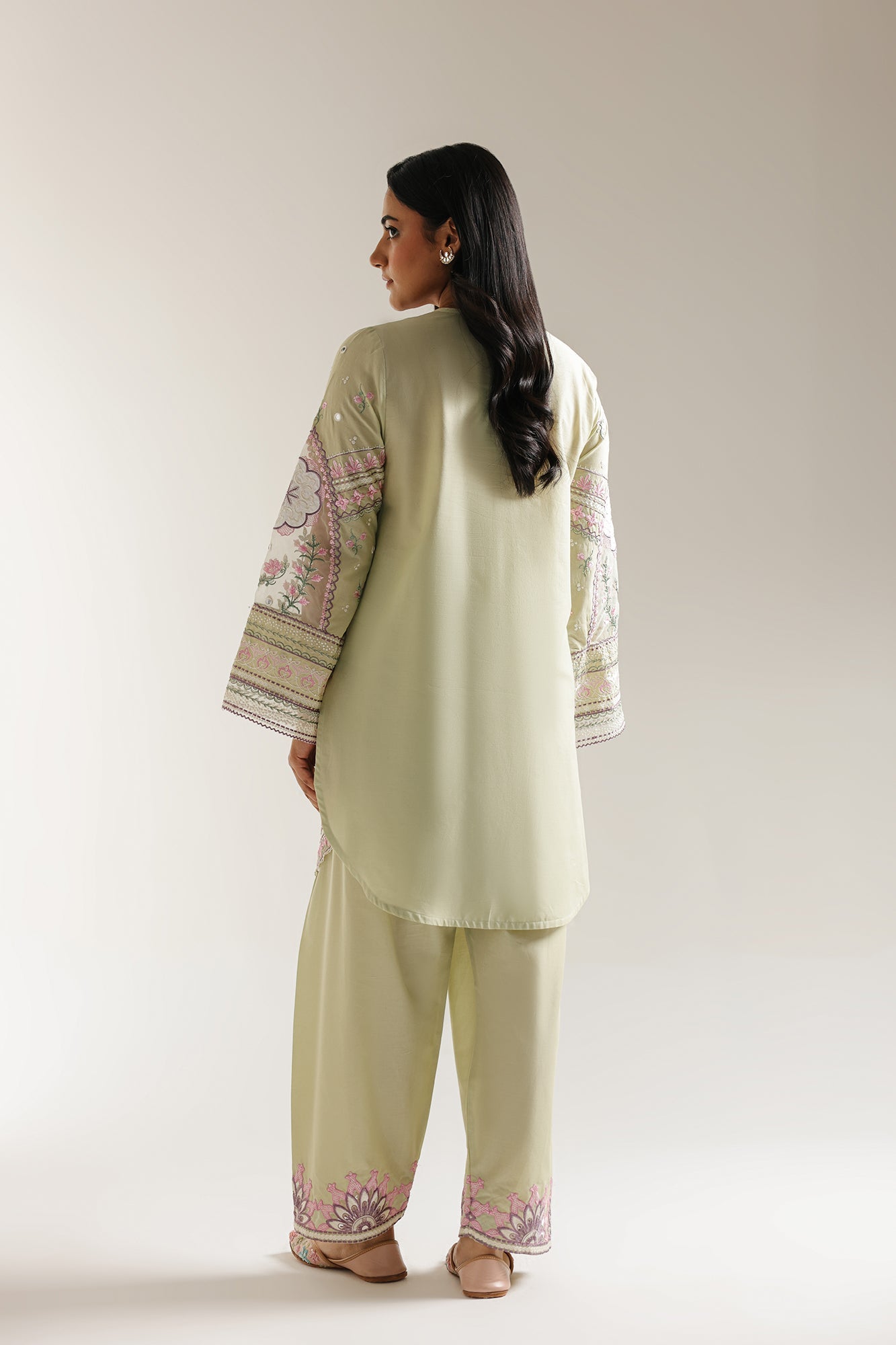 EMBROIDERED SUIT (E3465/103/130) - Image 3