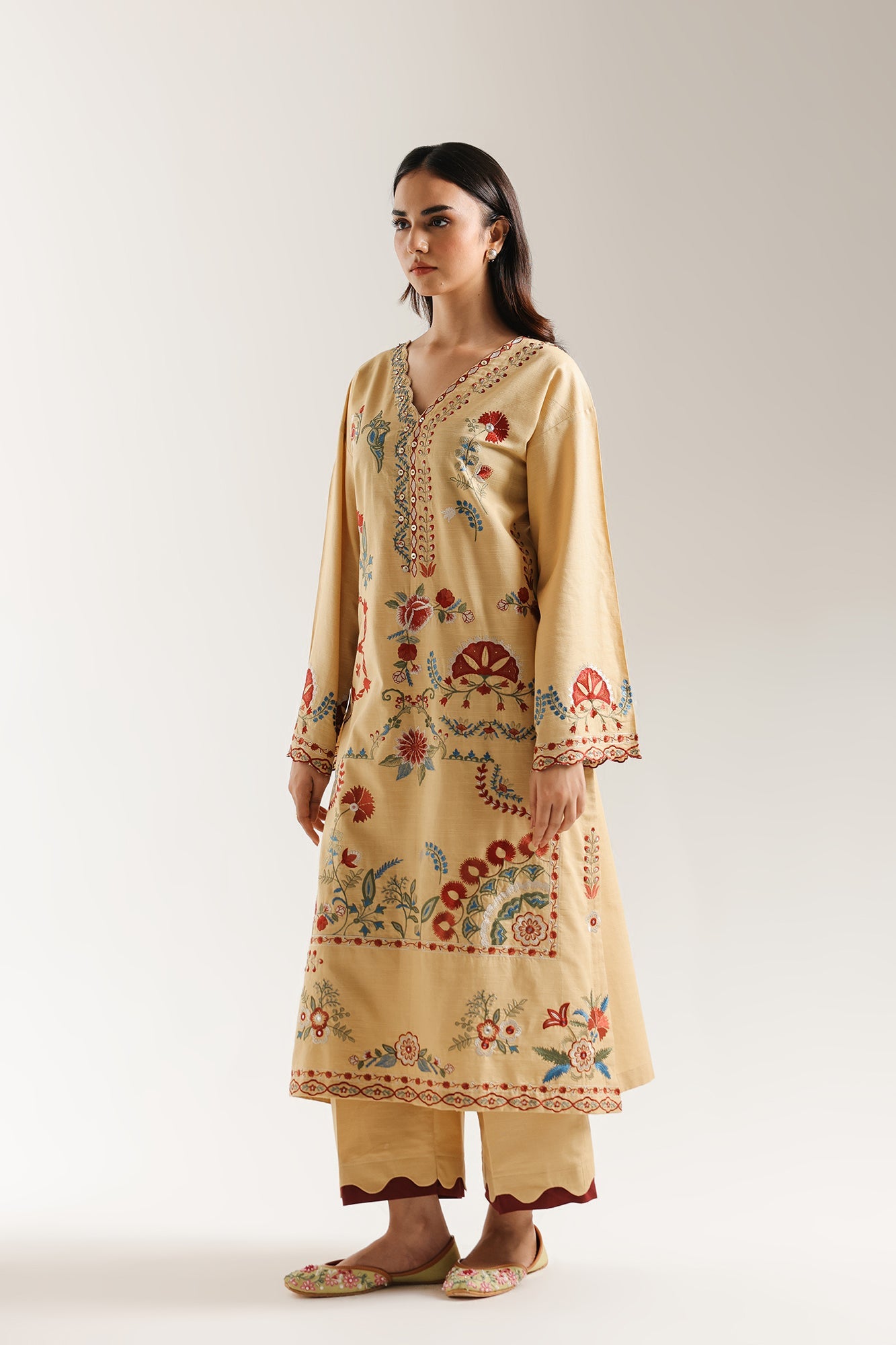 EMBROIDERED SUIT (E3608/103/114) - Image 3