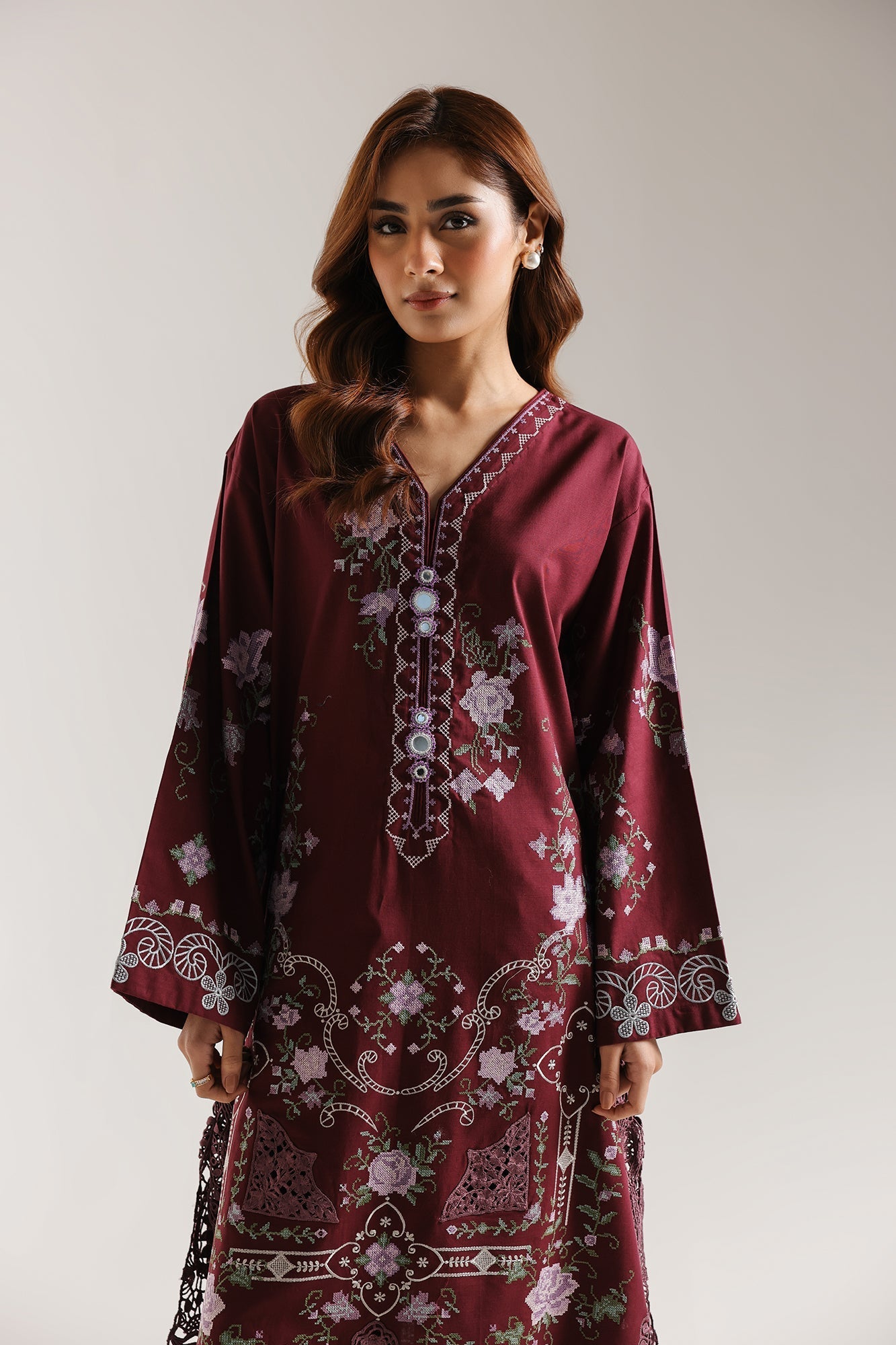 EMBROIDERED SUIT (E3653/103/519) - Image 4