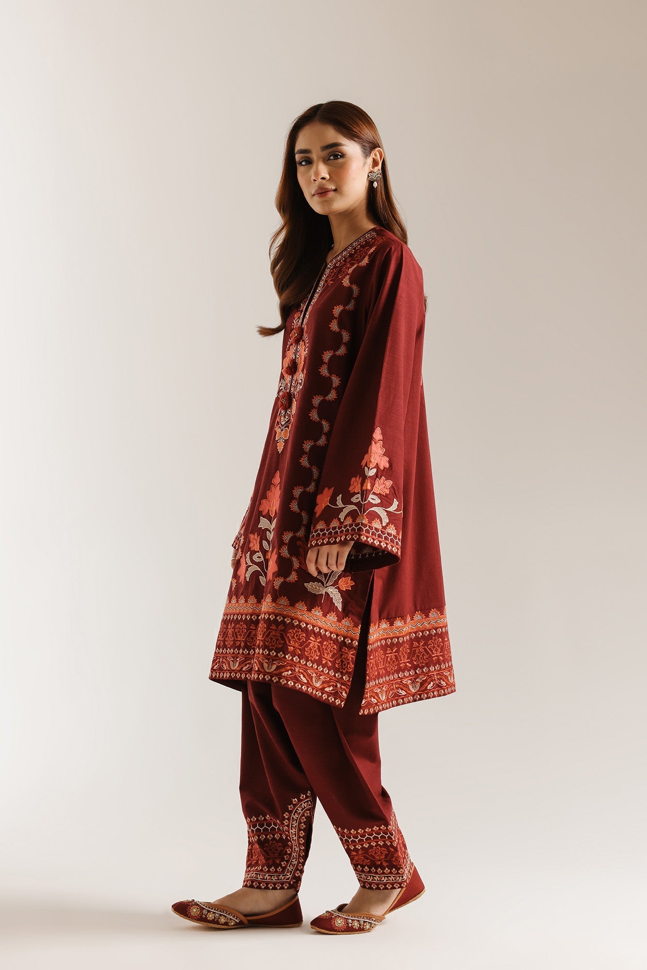 EMBROIDERED SUIT (E3684/103/302) - Image 2