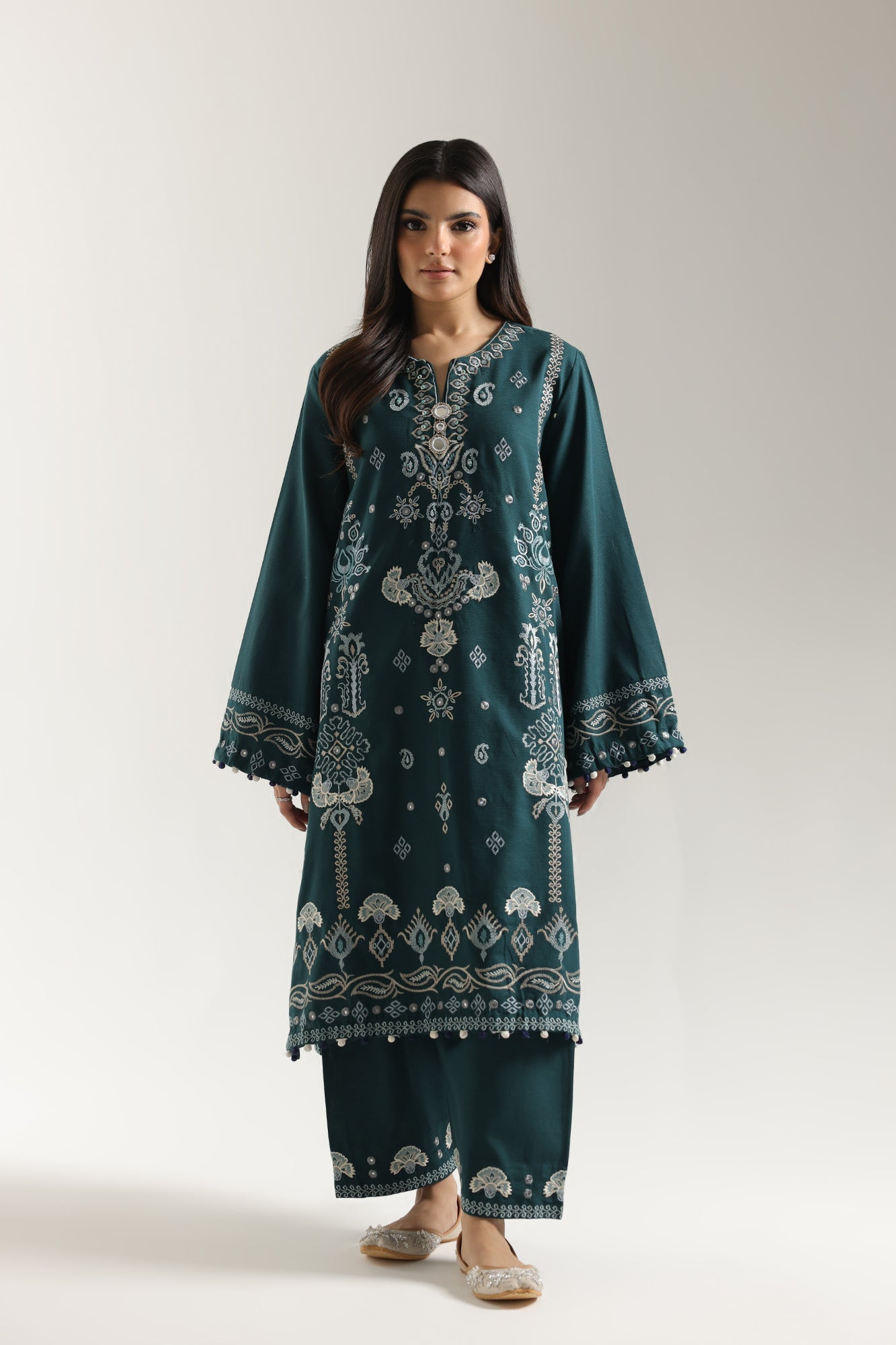 EMBROIDERED SUIT (E3722/103/712) - Image 2