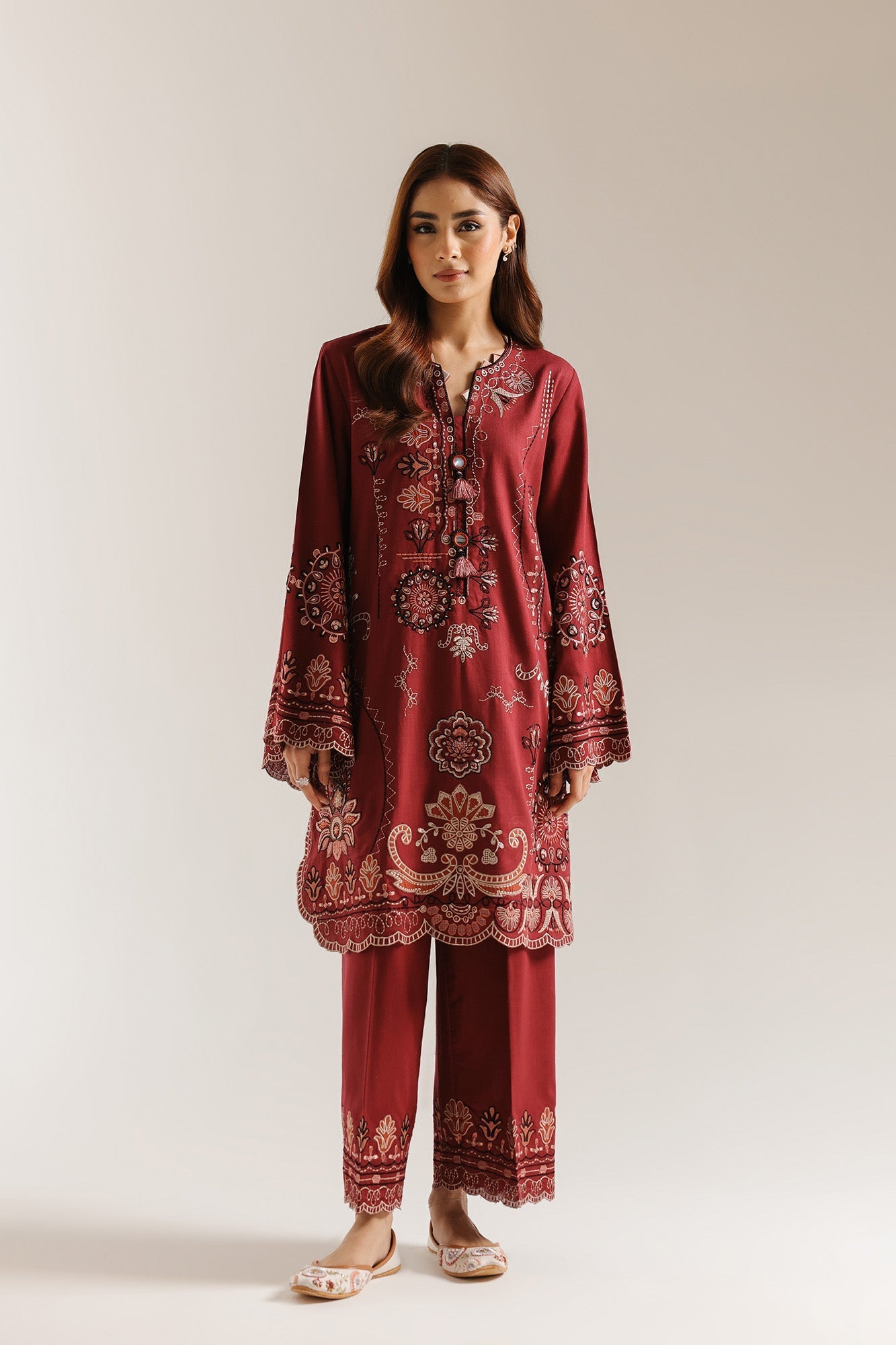 EMBROIDERED SUIT (E3743/103/314) - Image 2