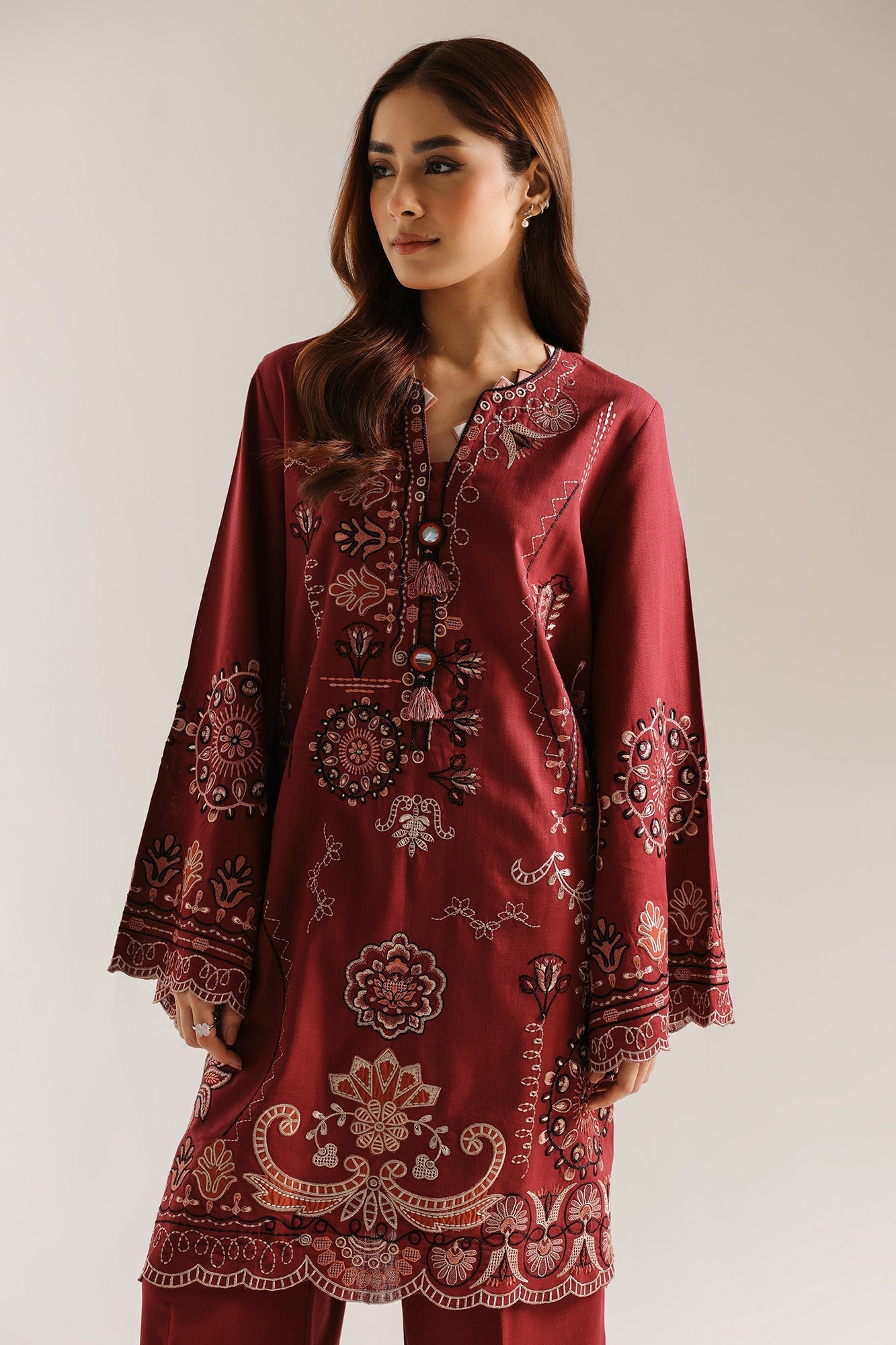 EMBROIDERED SUIT (E3743/103/314) - Image 5