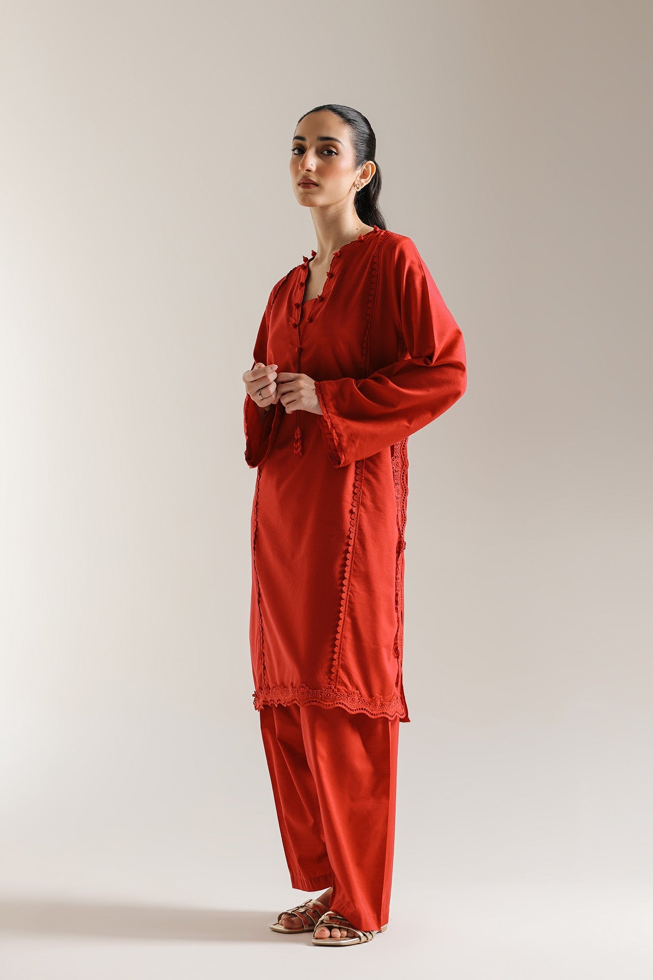 EMBROIDERED SUIT (E6176/102/415) - Image 3