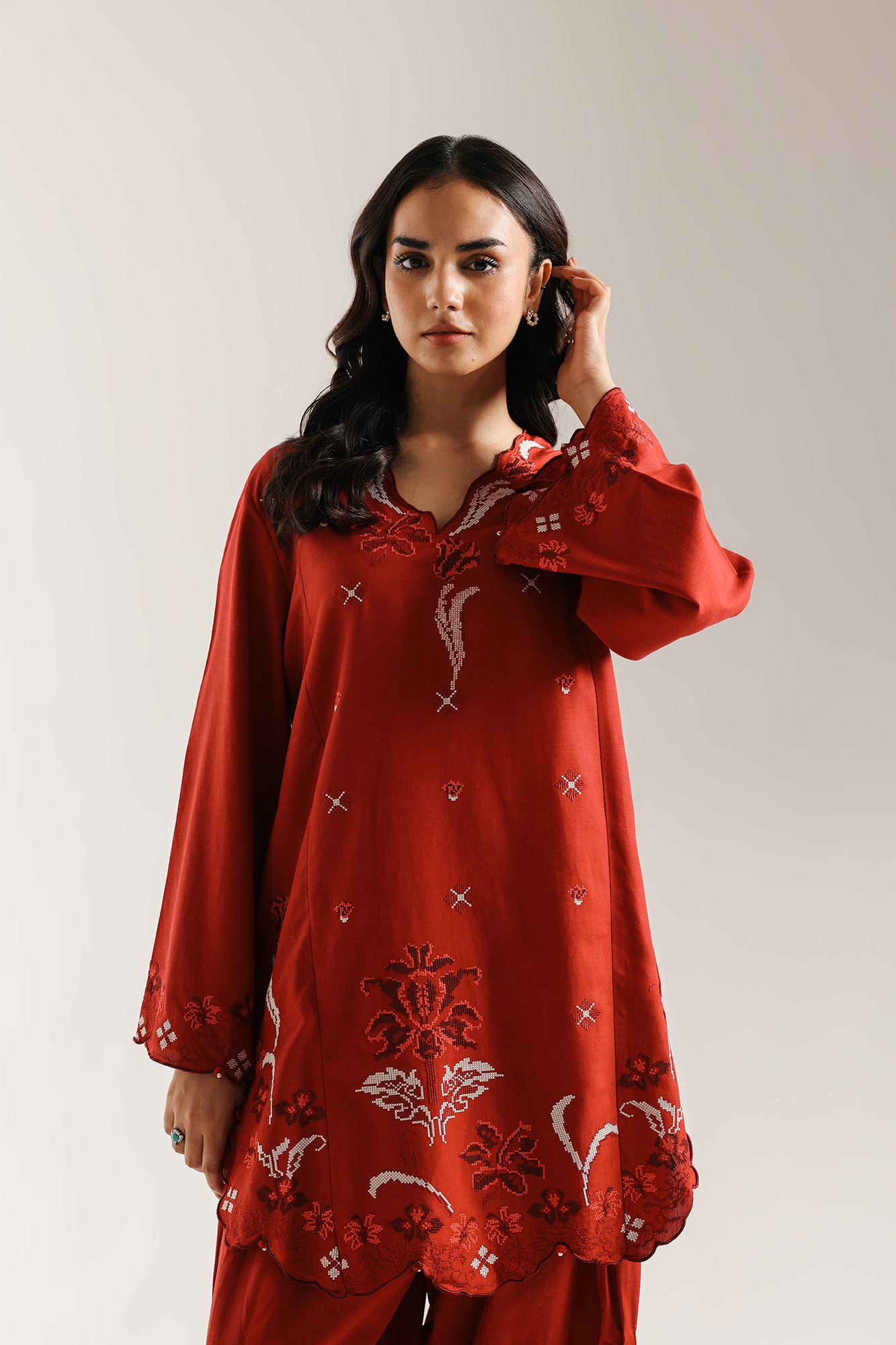 EMBROIDERED SUIT (E6652/102/301) - Image 4