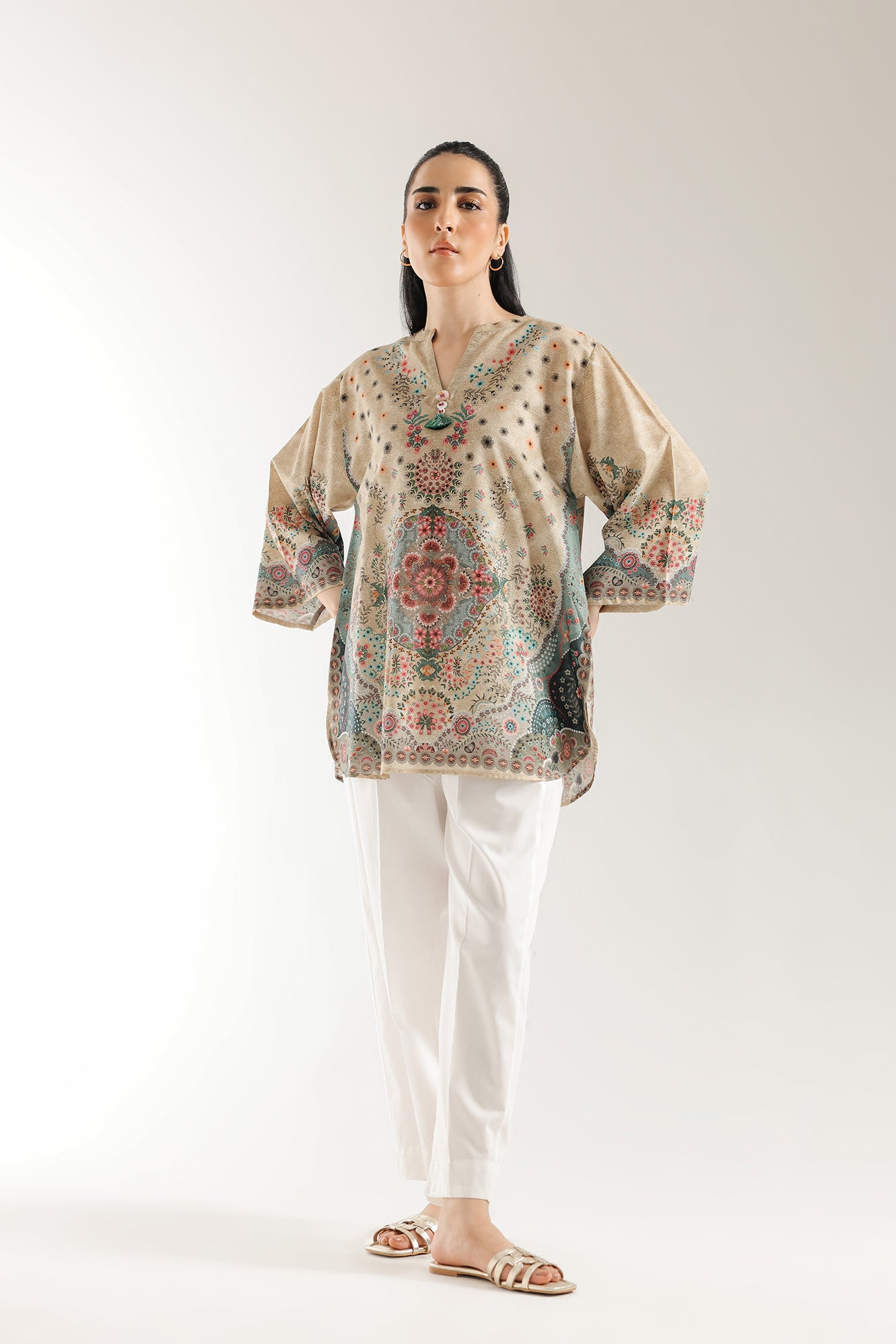 PRINTED KURTI (E6659/102/006) - Image 2