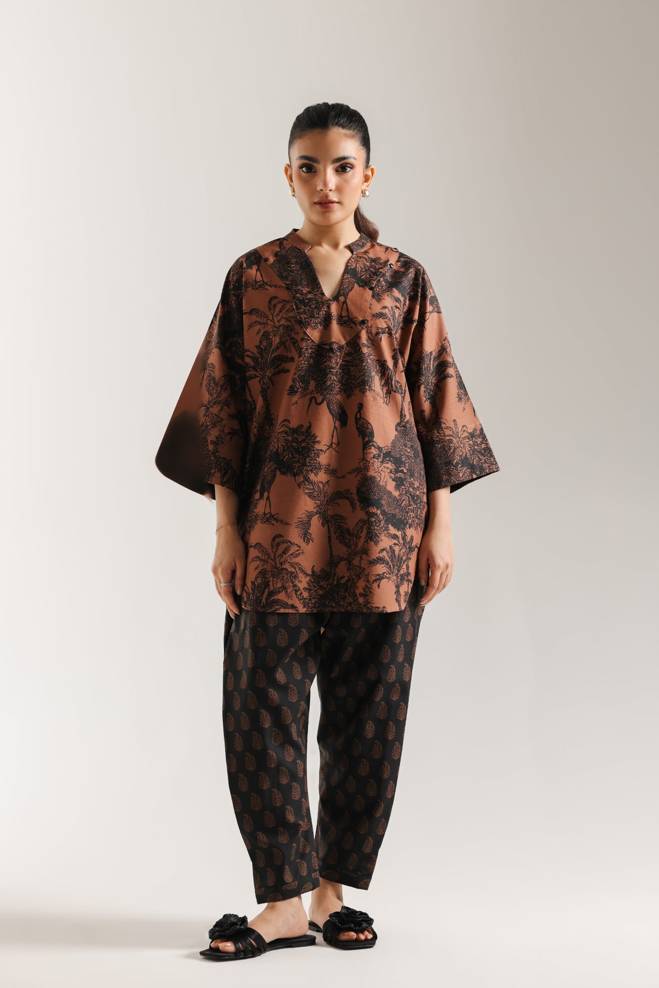 PRINTED SUIT (E7095/102/203)