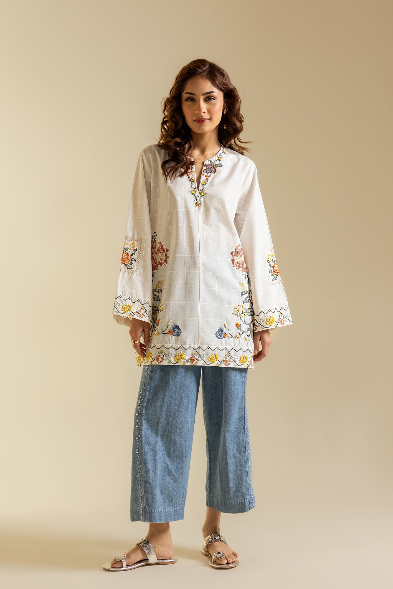 EMBROIDERED KURTI (S2E0492/119/002) - Image 8